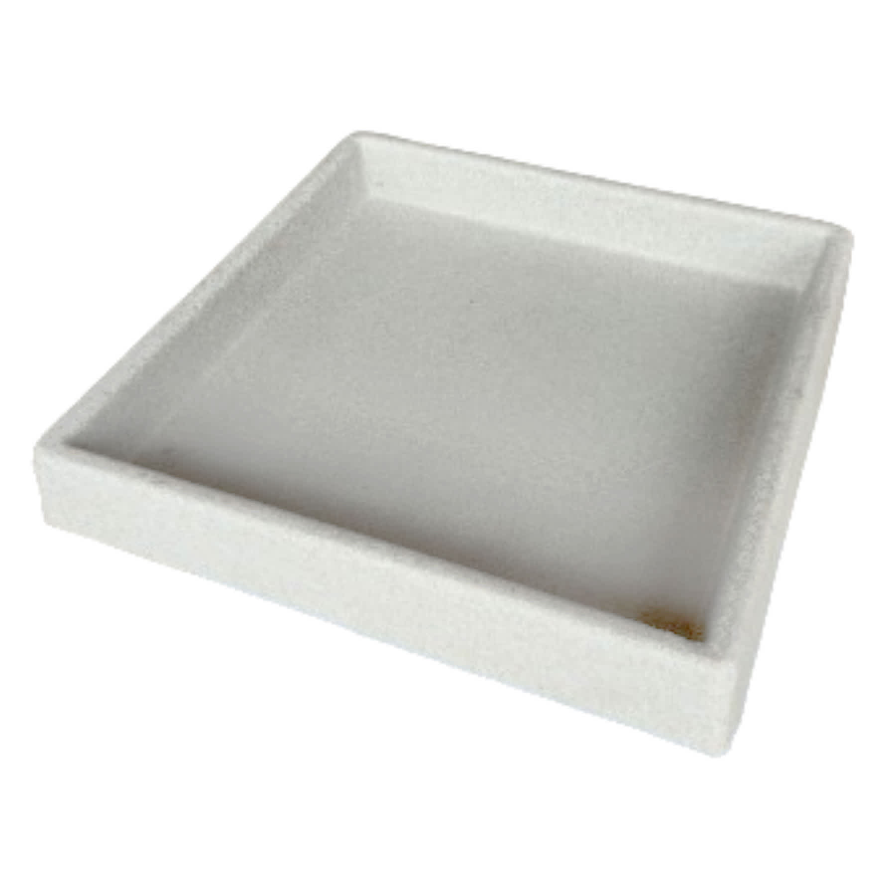 Sandstone Square Saucer, 15"