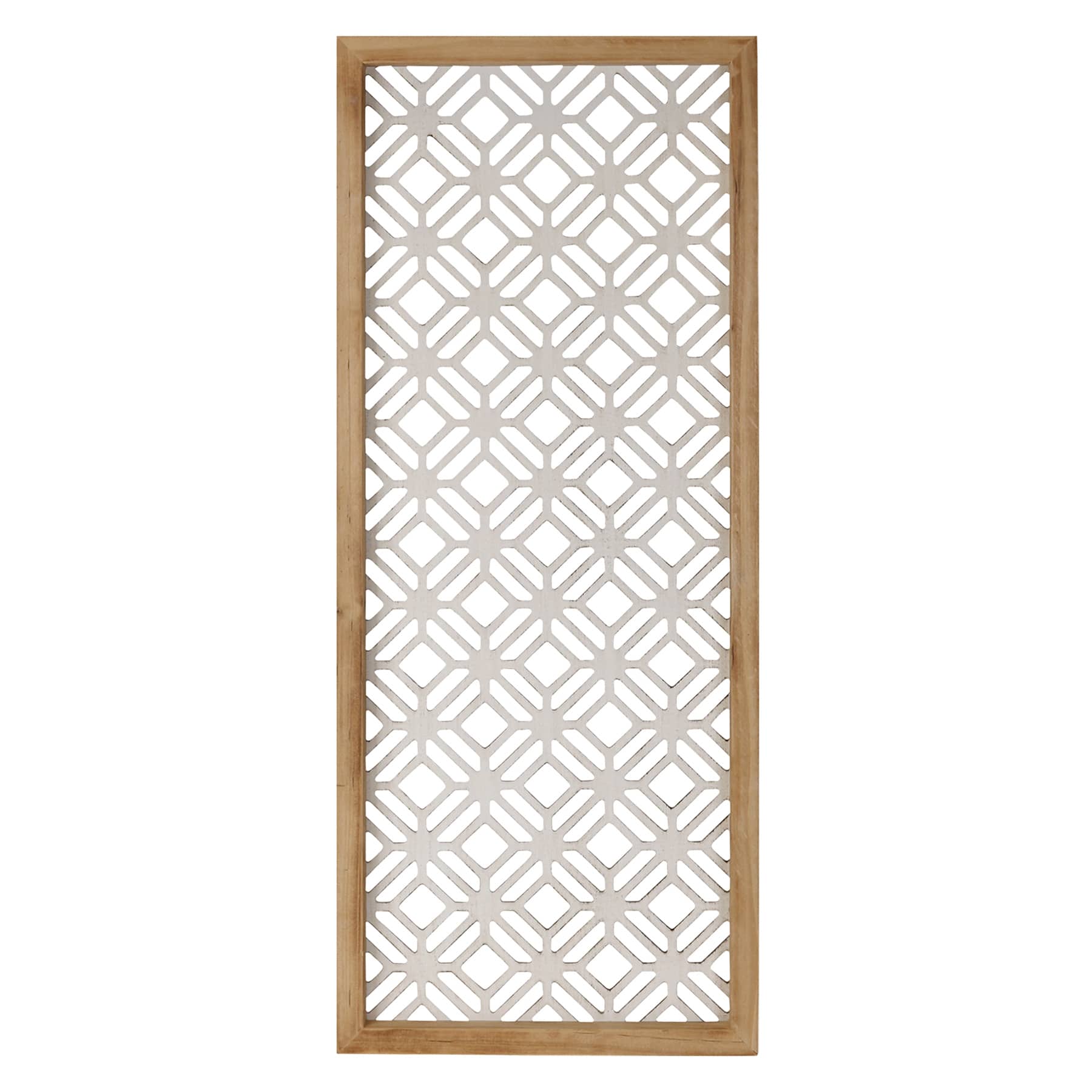 Ornate Carved Wooden Wall Art, 10x24.5