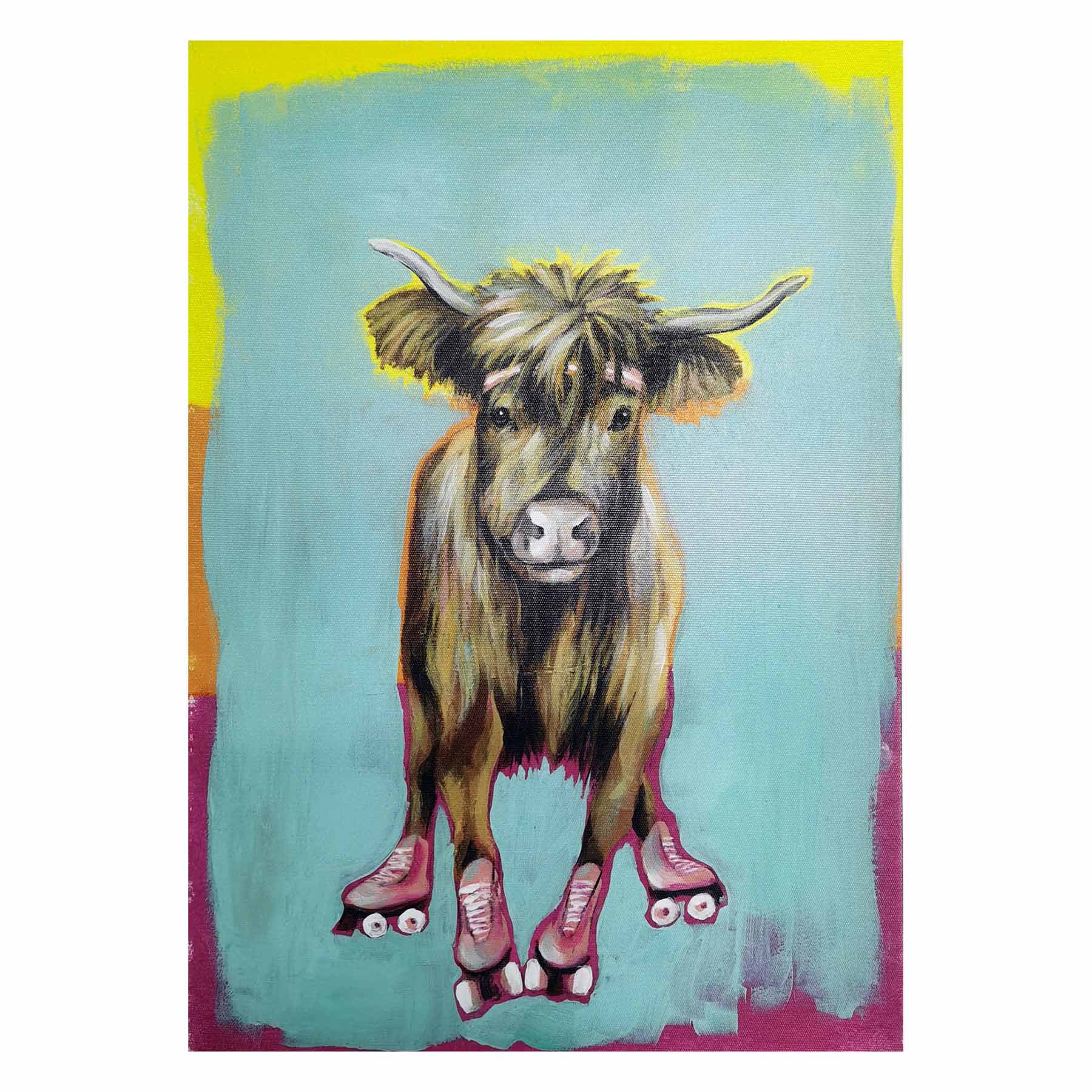 Lets Get Physical Canvas Wall Art, 12x16