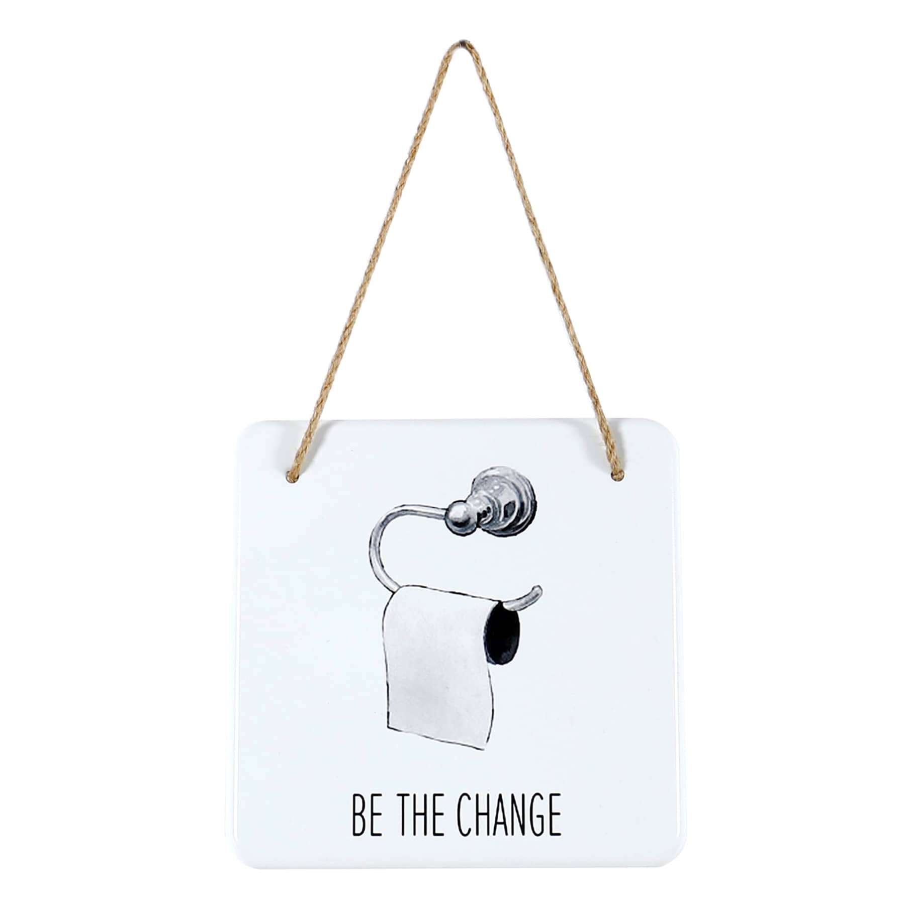 Be The Change Bath Wall Decor, 8"