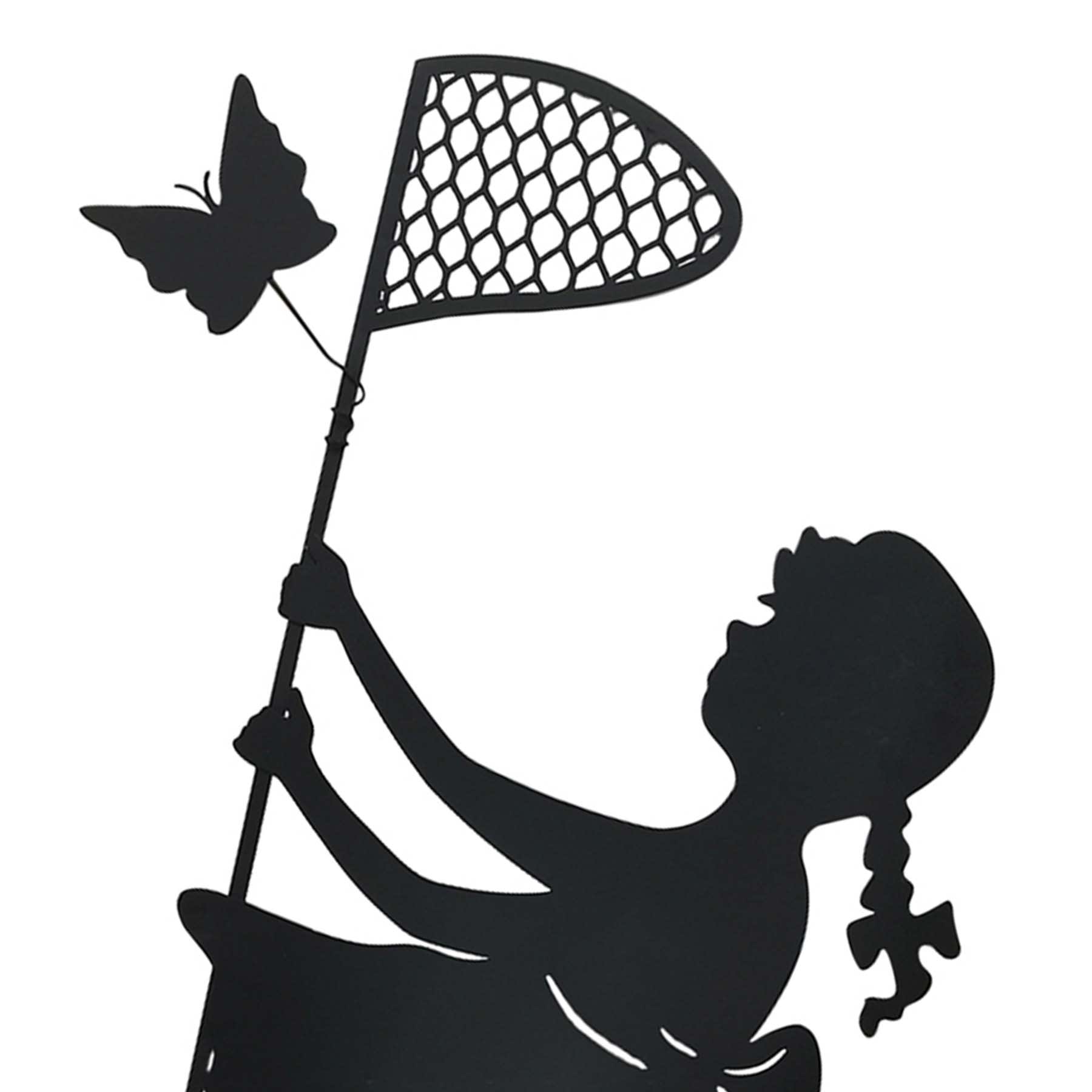 Girl Metal Yard Stake, 36"