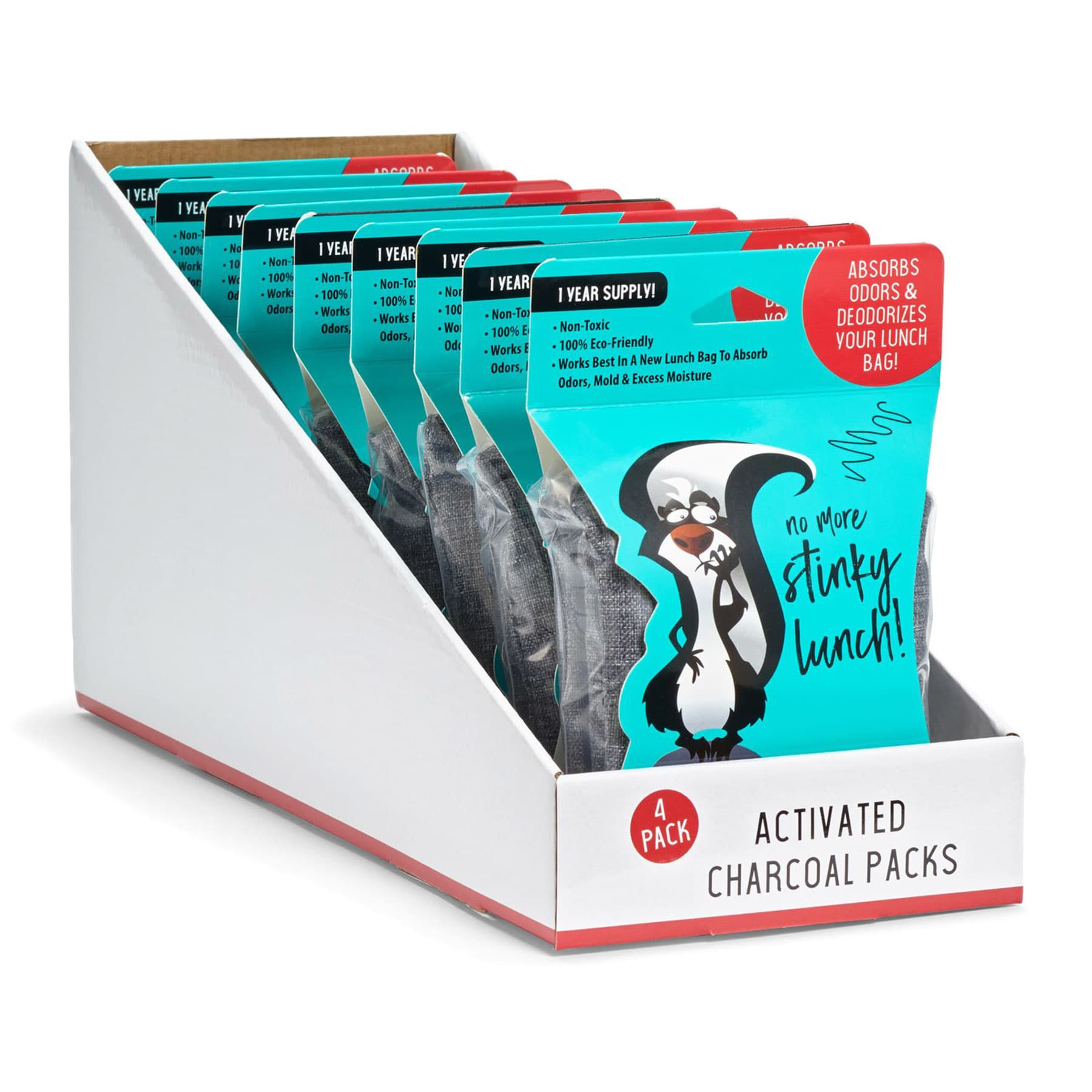 4-Pack Activated Charcoal Pack