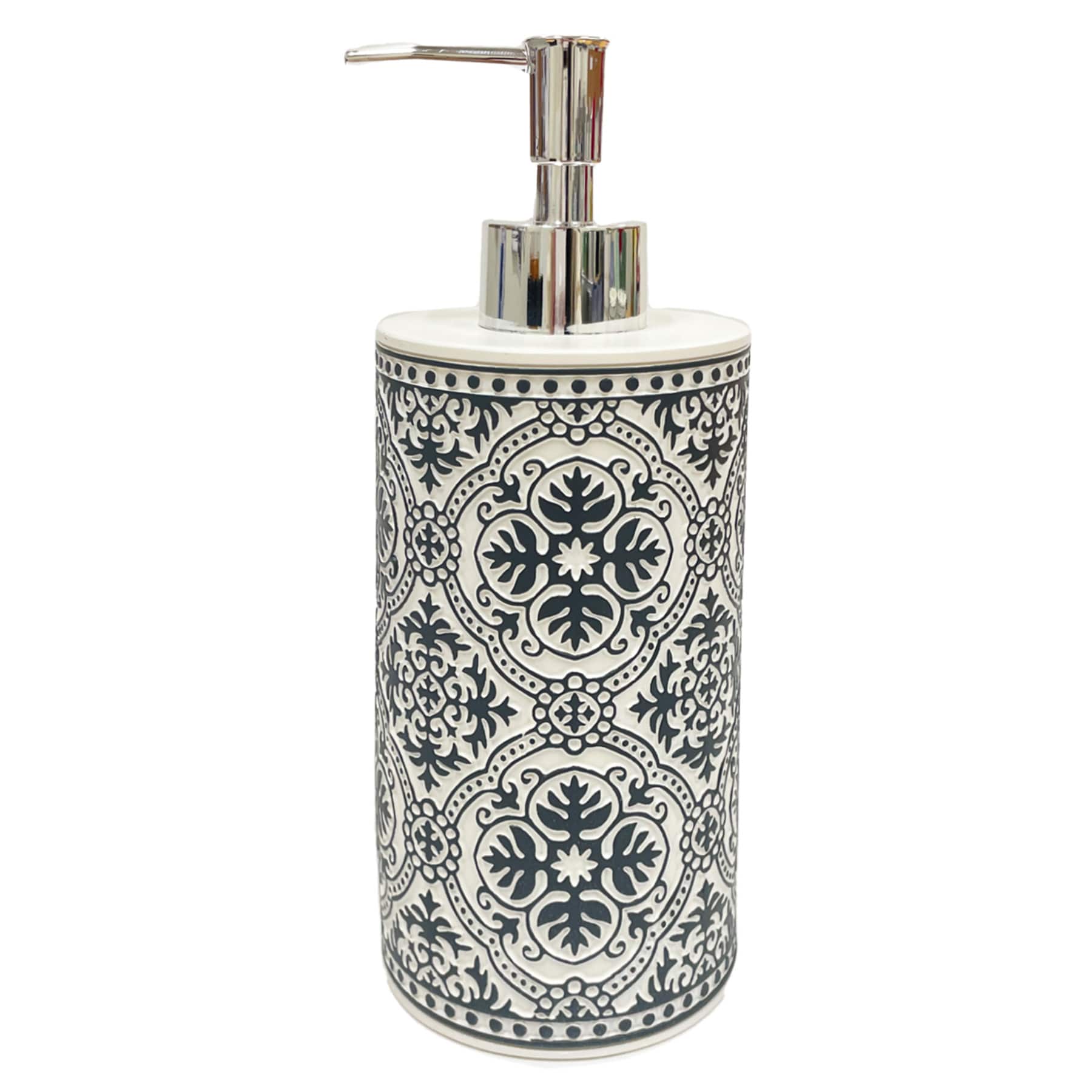 Found & Fable Hannah Black Soap Dispenser, 7.9"