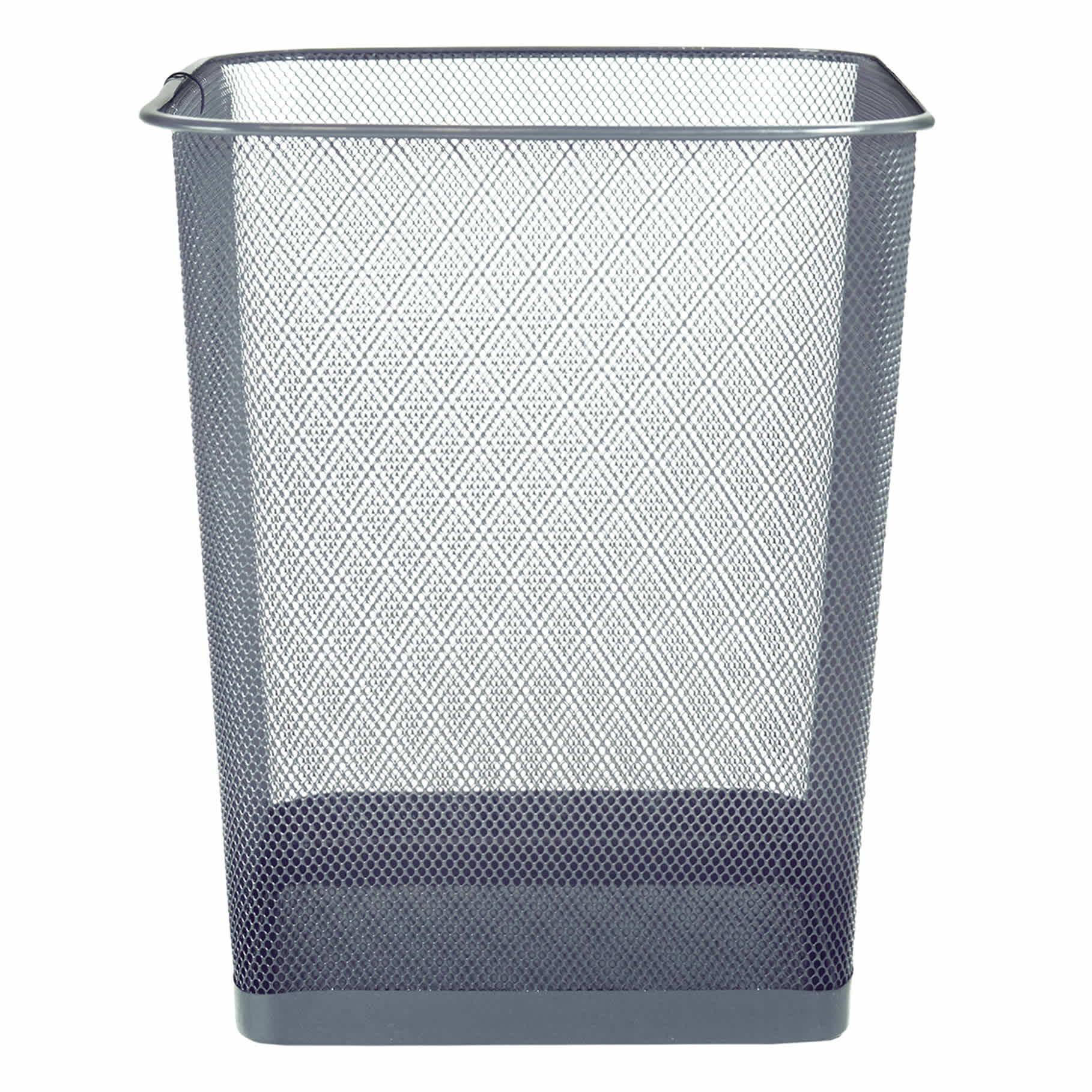 Black Pearl Mesh Wastebasket, 12"