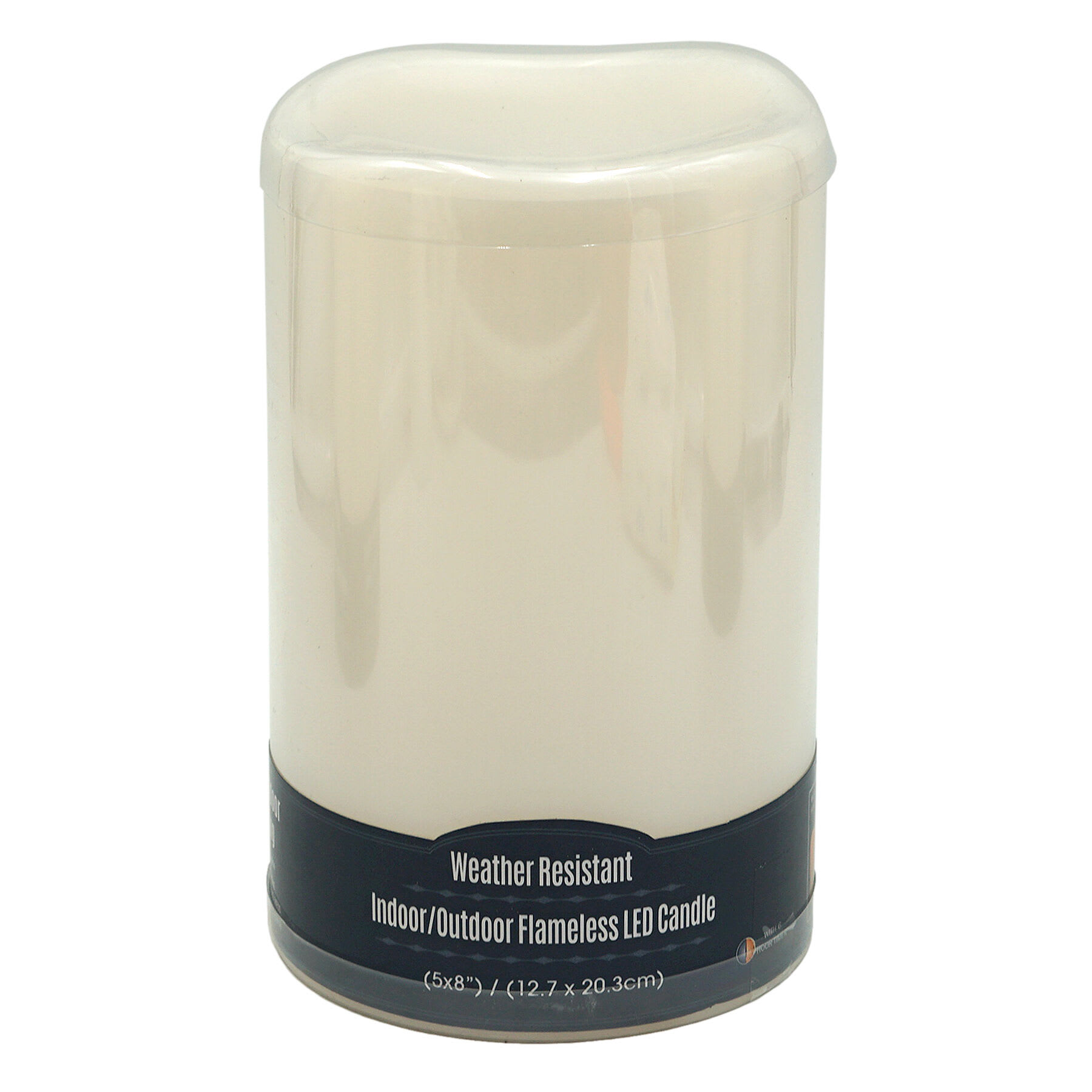 Ivory LED Pillar Candle with 6 Hour Timer, 5x8