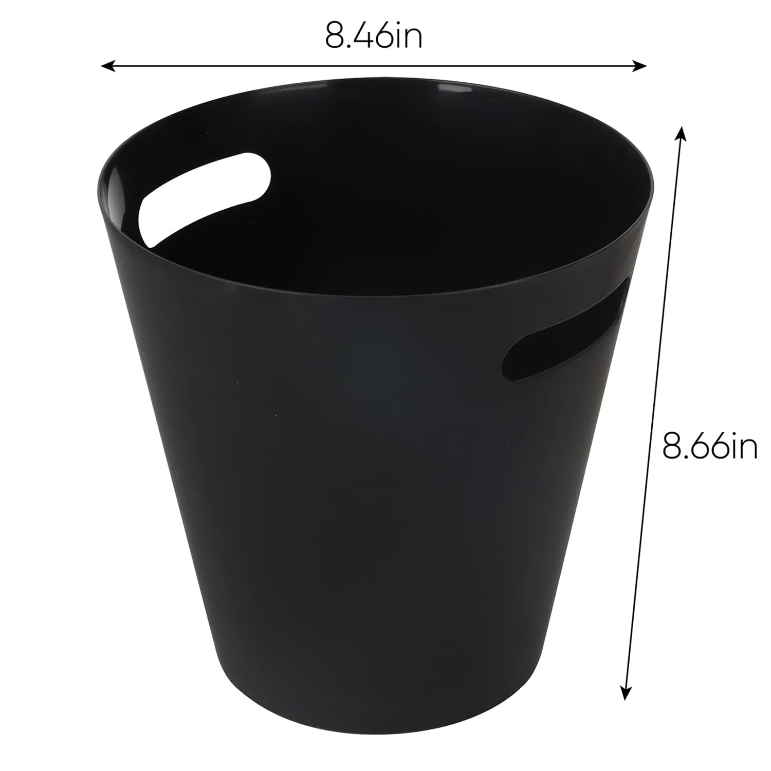 Black Wastebasket, 5l
