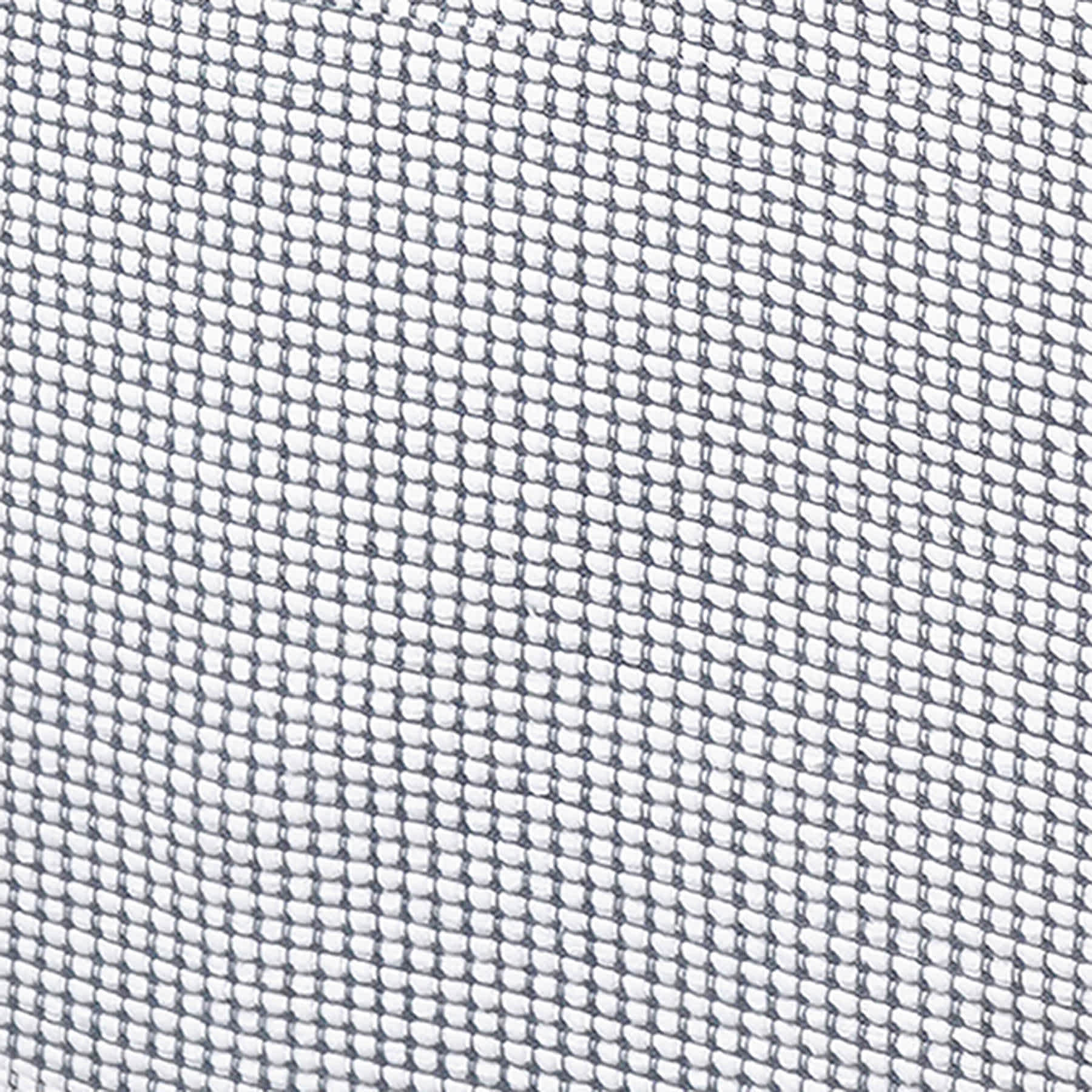 Grey & White with White Border Woven Table Runner, 72x13