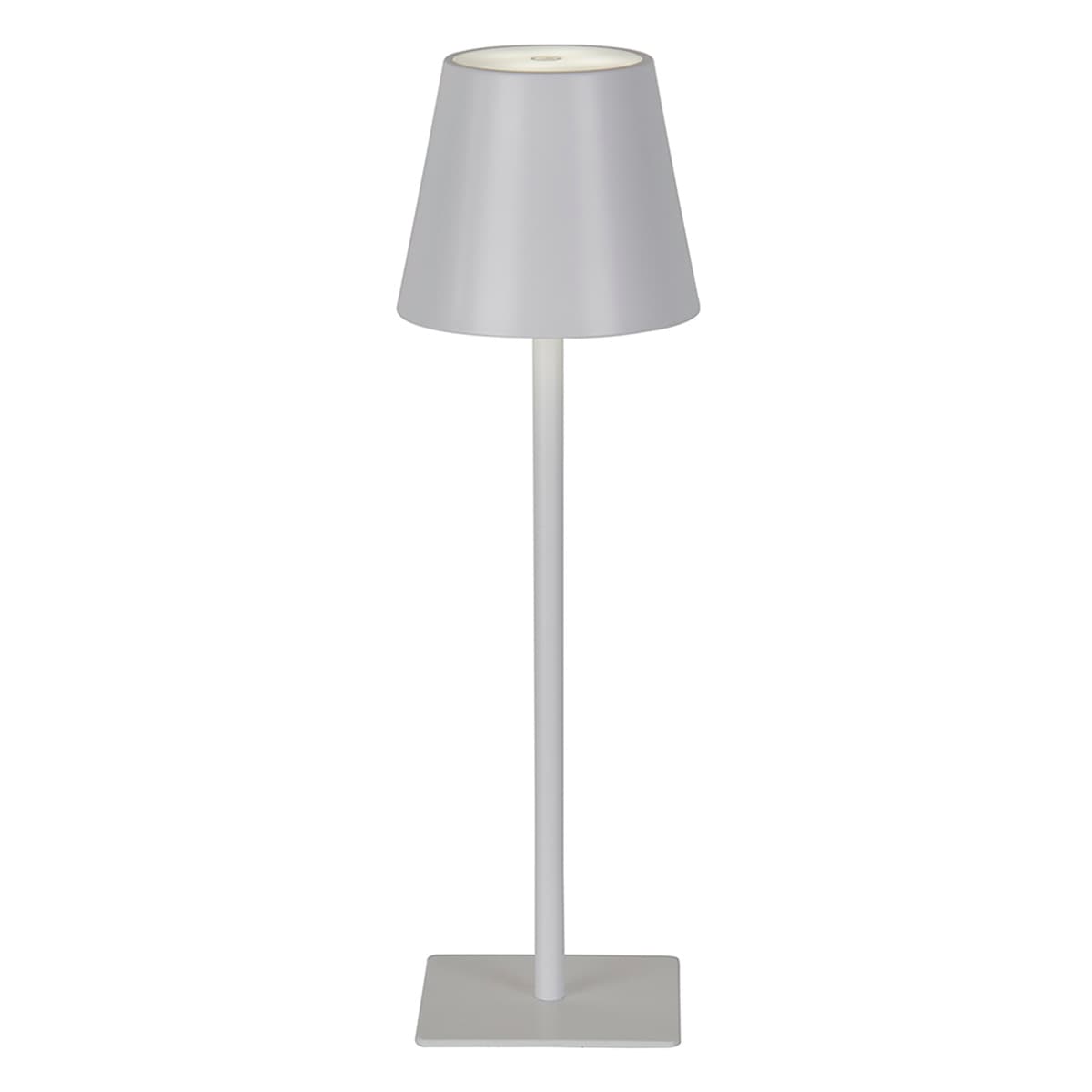 White Indoor & Outdoor USB Rechargeable Lamp, 14"