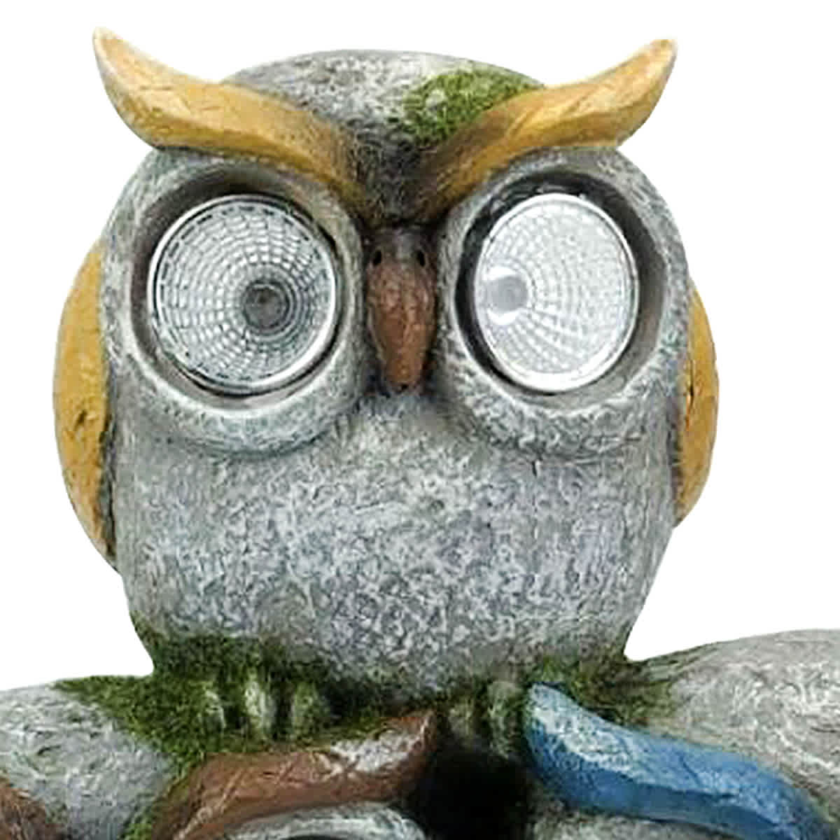 Owl Solar Outdoor Garden Statue, 4"