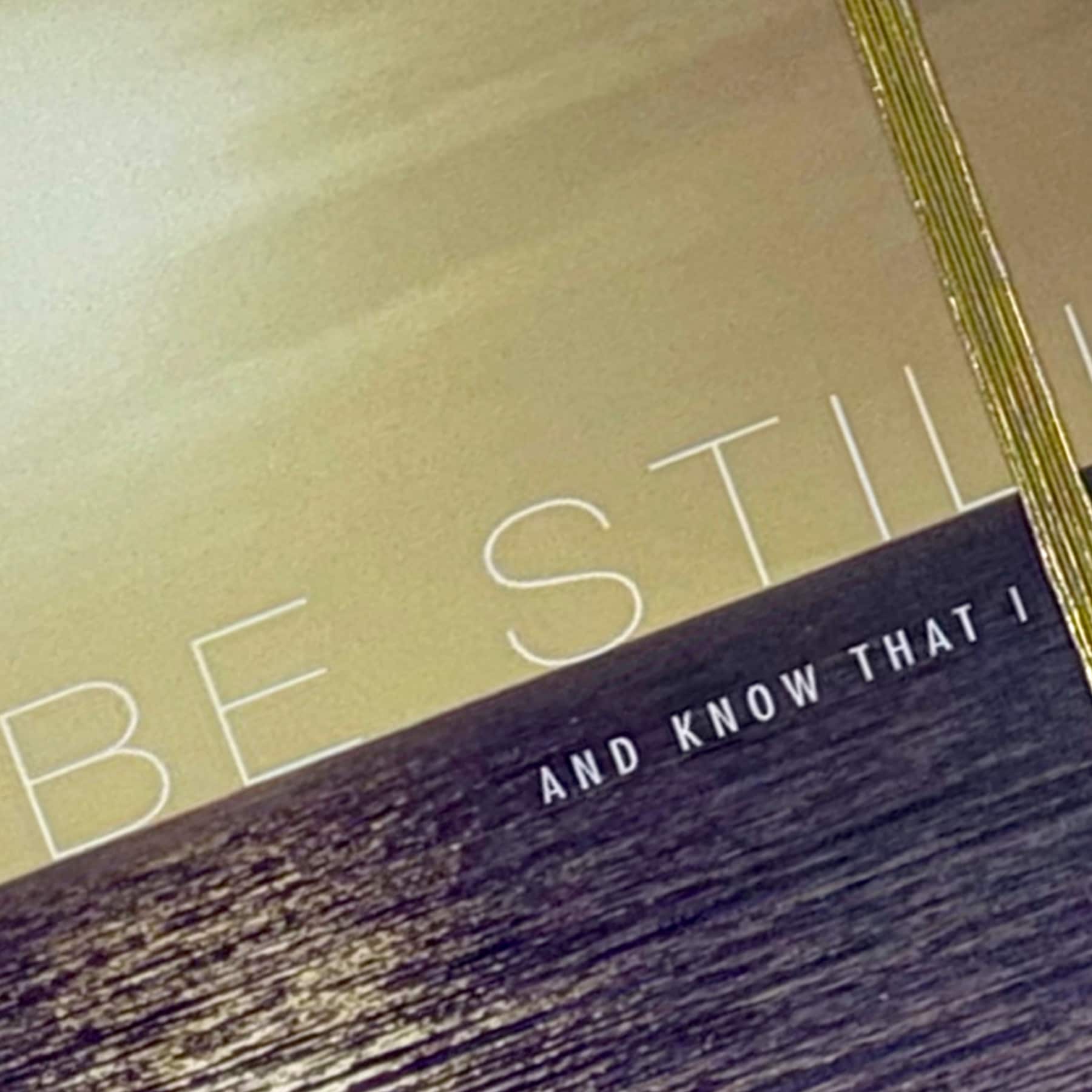 Chunky Spiral- Be Still Ocean Faith Journal