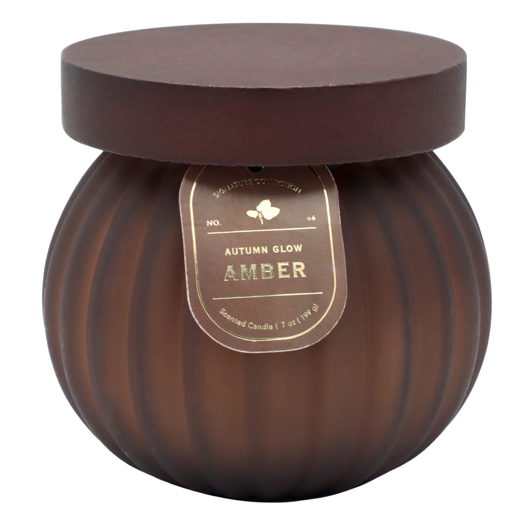 Autumn Glow Amber Scented Jar Candle, 7oz