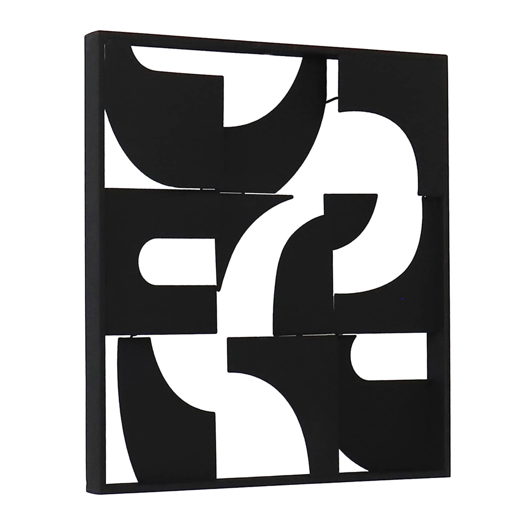 Crosby St Black Metal Wall Decor, 18"