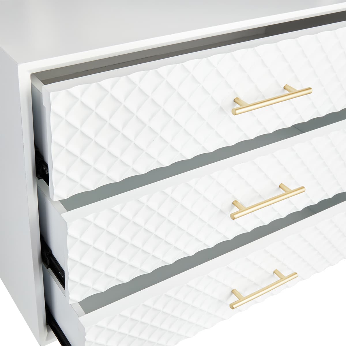 Serena Wooden Cabinet, White