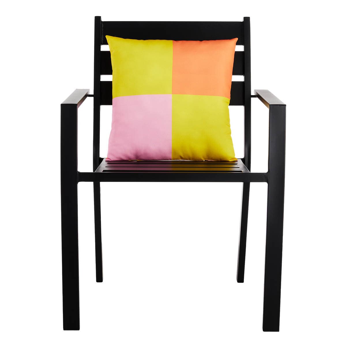 Oh Joy! Multi Colorblock Outdoor Throw Pillow, 16"