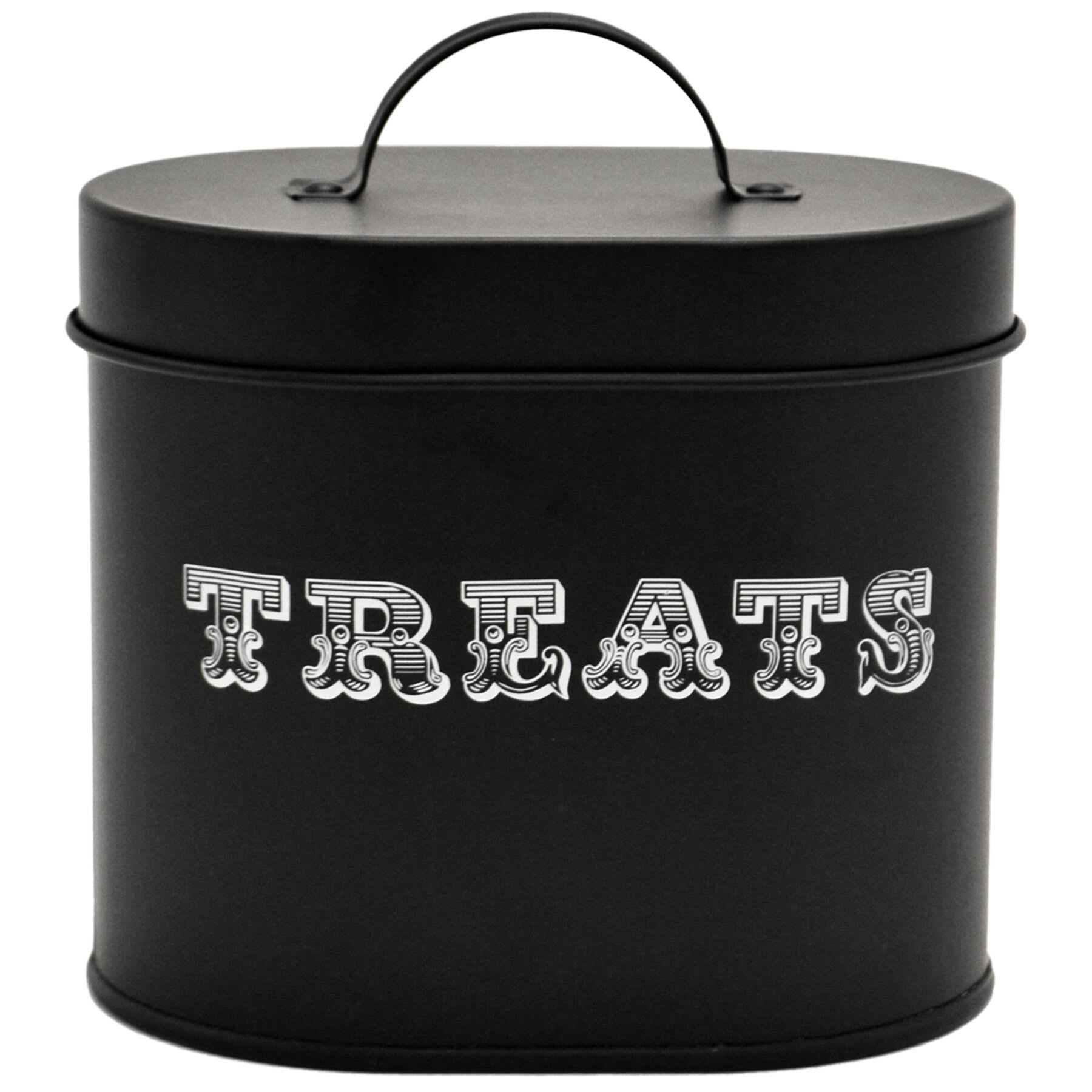 Dog Treats Black Treat Canister