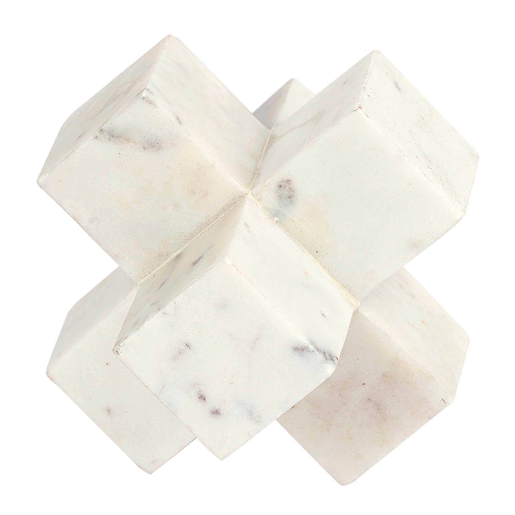 Crosby St. Neutral Multi-Cube Marble Decor, 5"