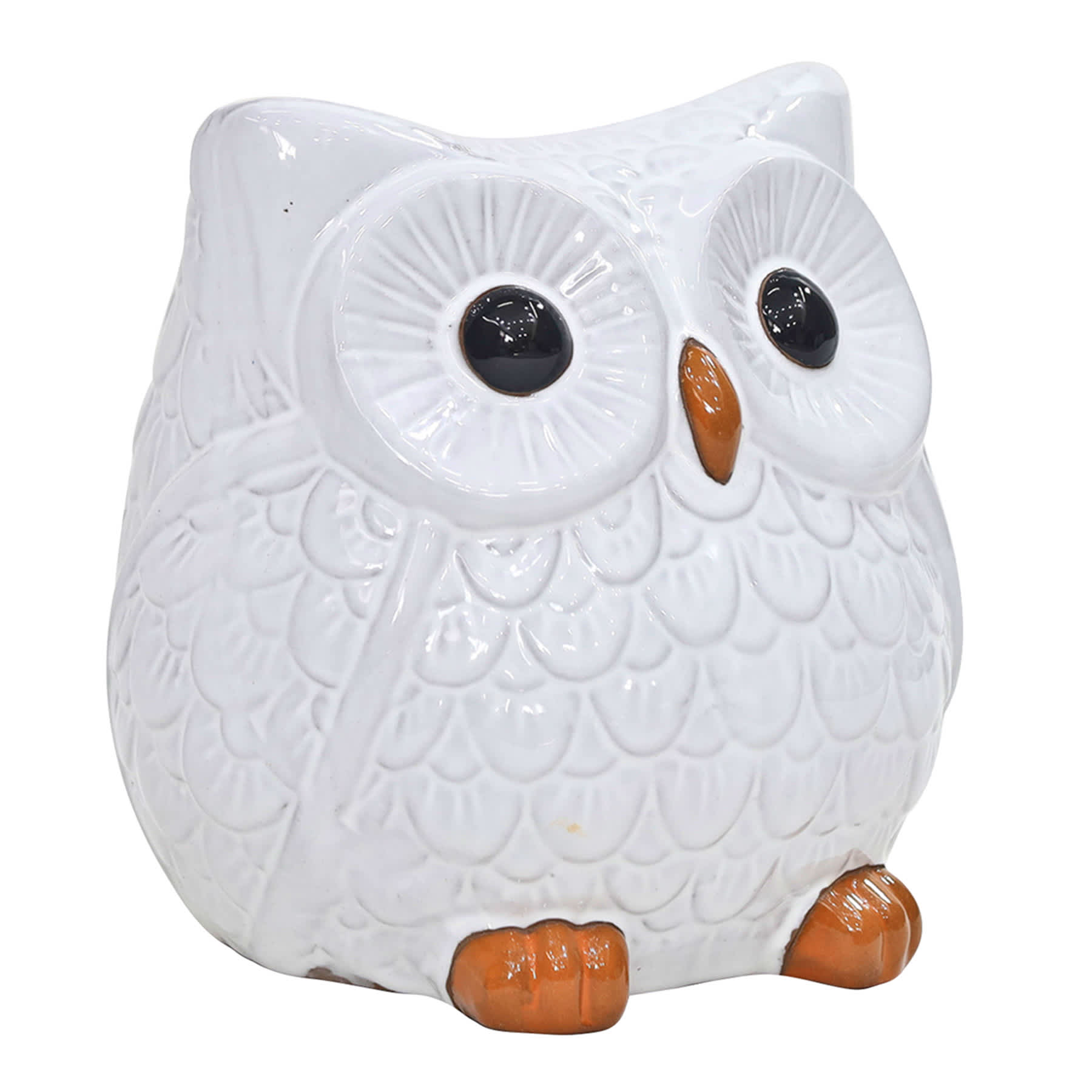 Ceramic Owl Outdoor Garden Statue