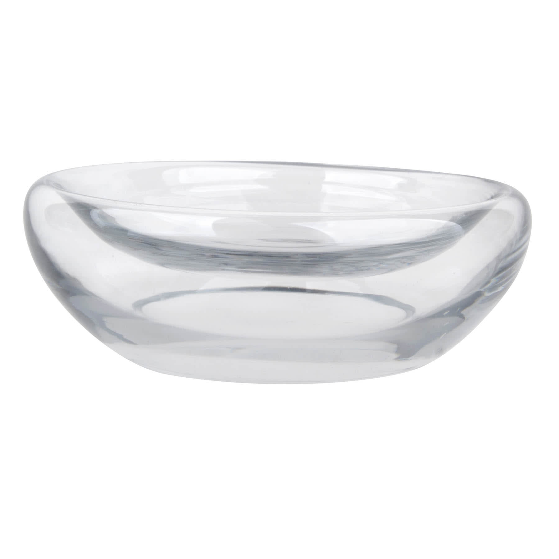Double Wall Clear Glass Bowl, 12x4