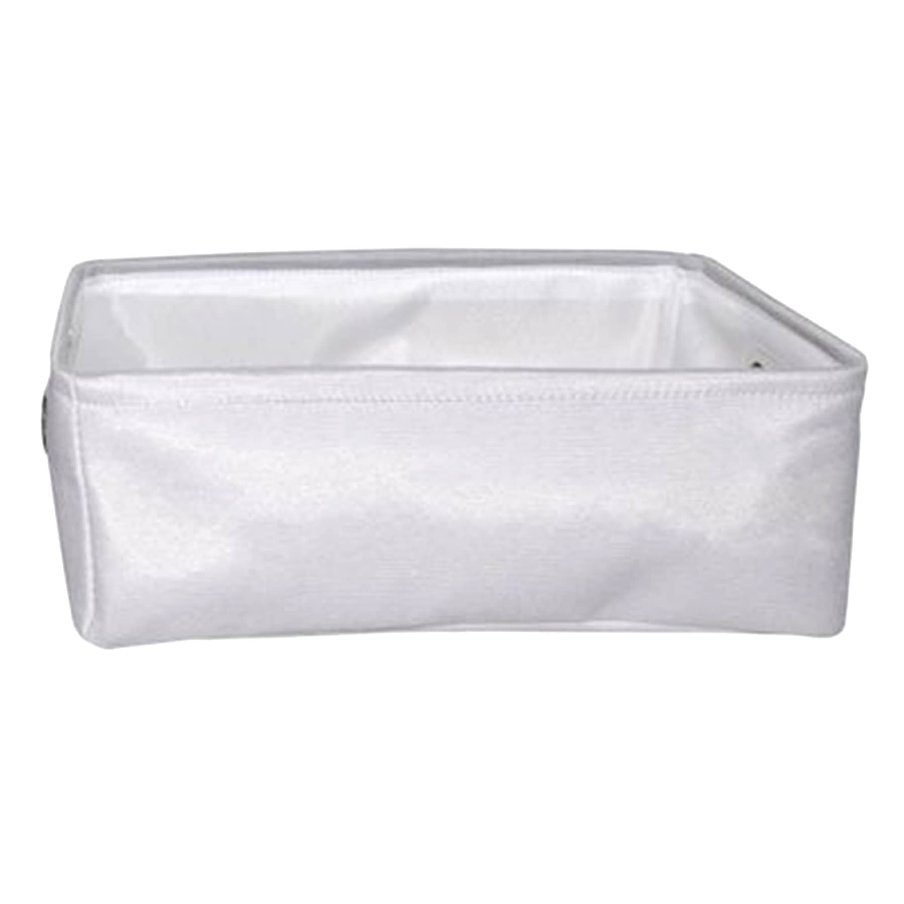 Light Grey Rectangle Fabric Storage Basket, Large