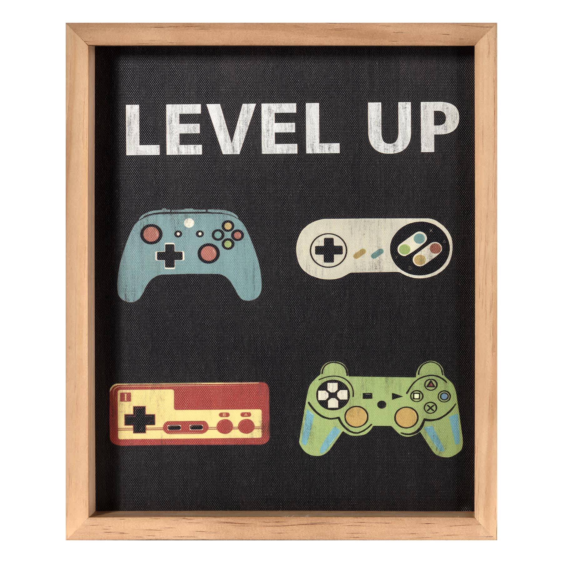 Level Up Canvas Wall Art, 10x12