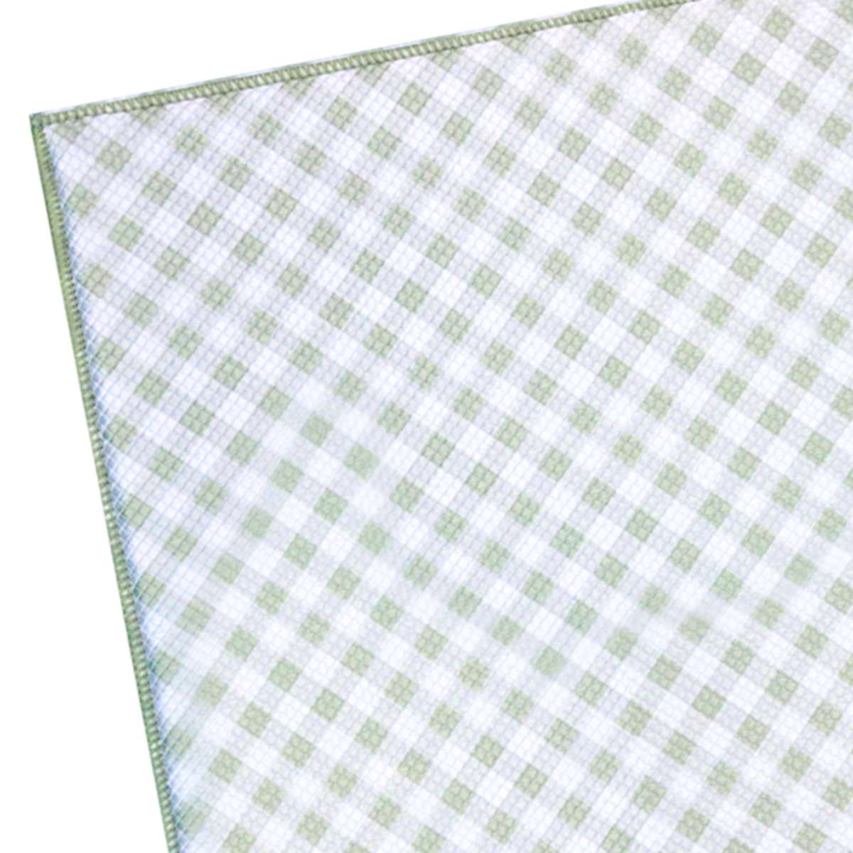Green Check Print Drying Mat