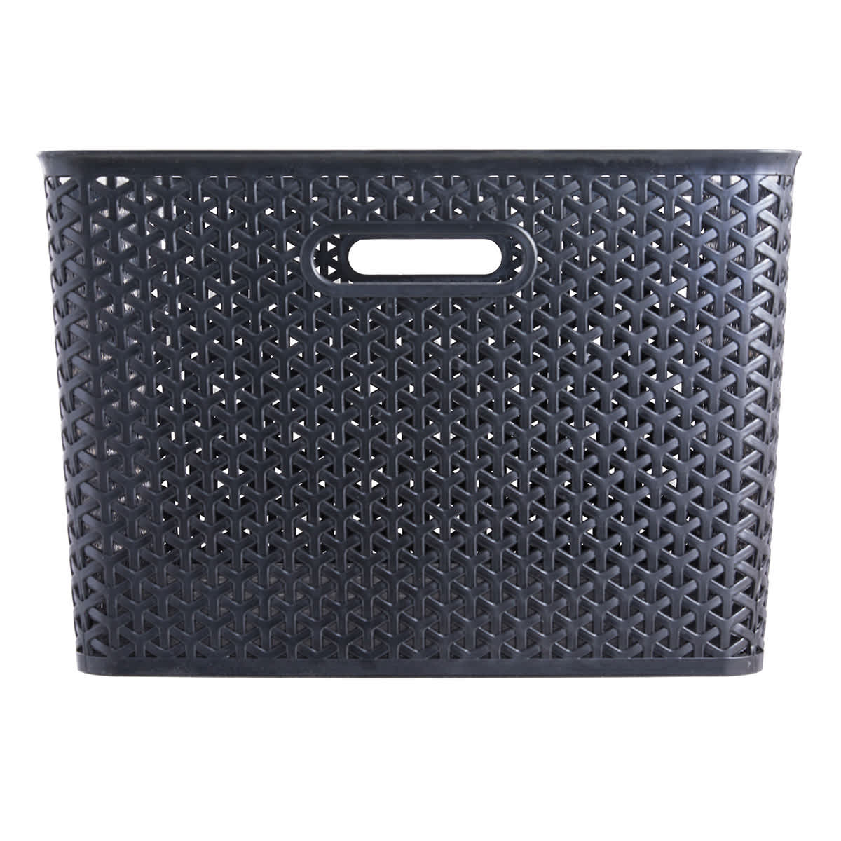 Black Y-Weave Storage Basket, Extra Large
