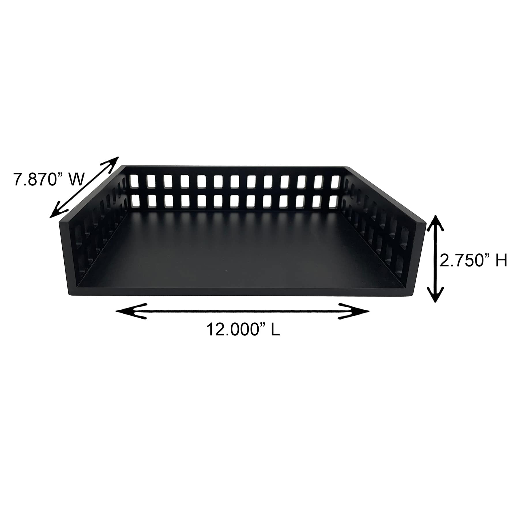 Holden Black Grid Desktop File Tray