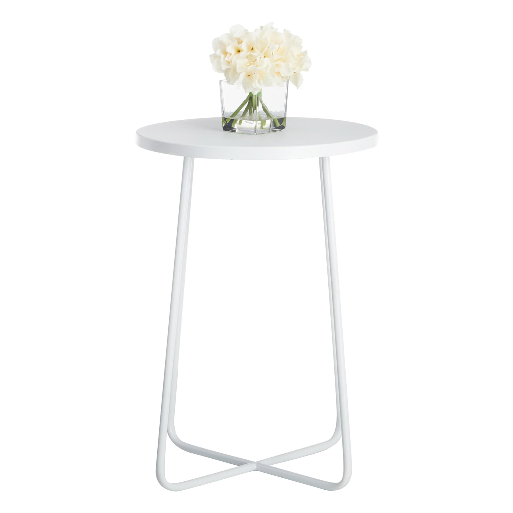 Levi Accent Table, White