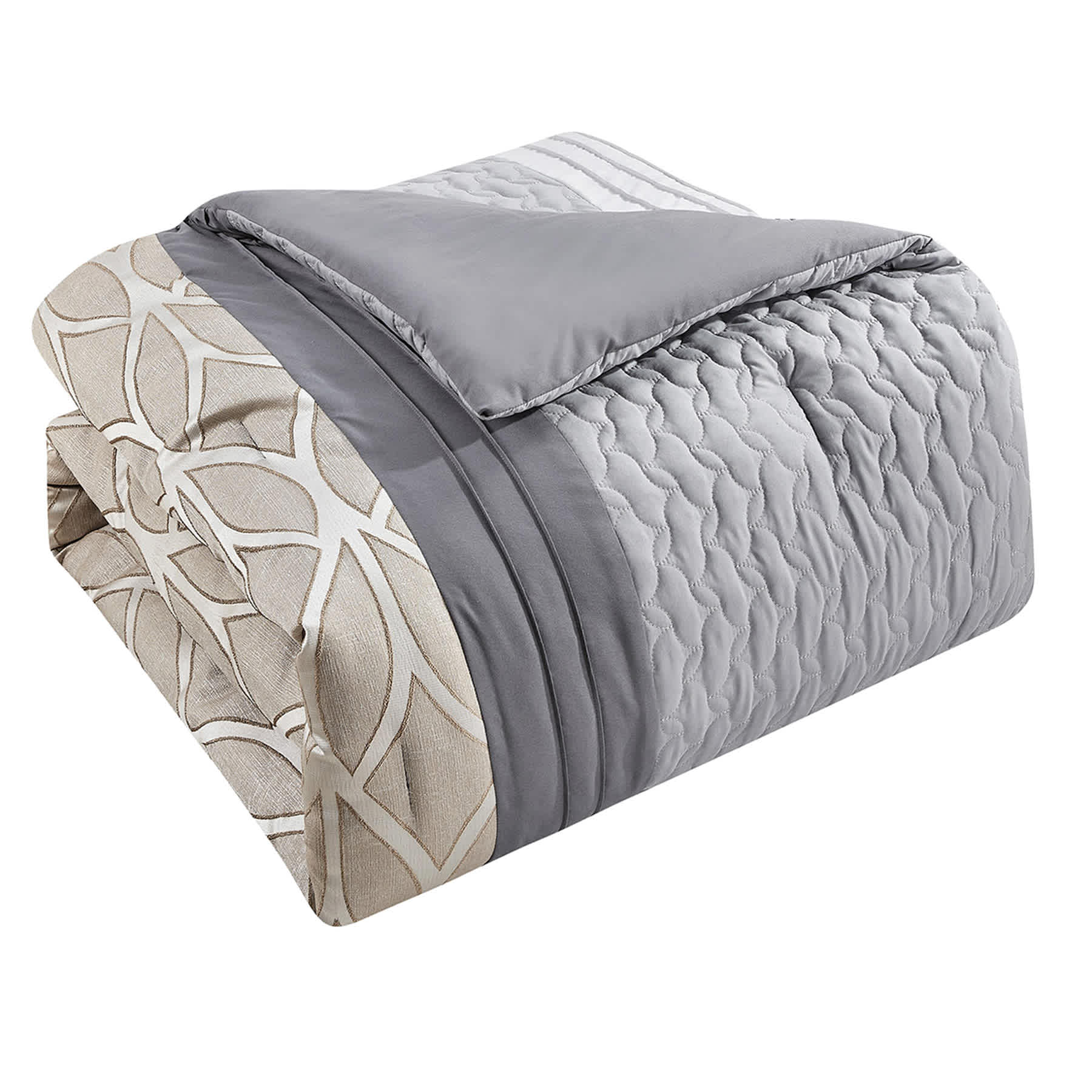 7-Piece Asher Multicolor Comforter Set, Queen
