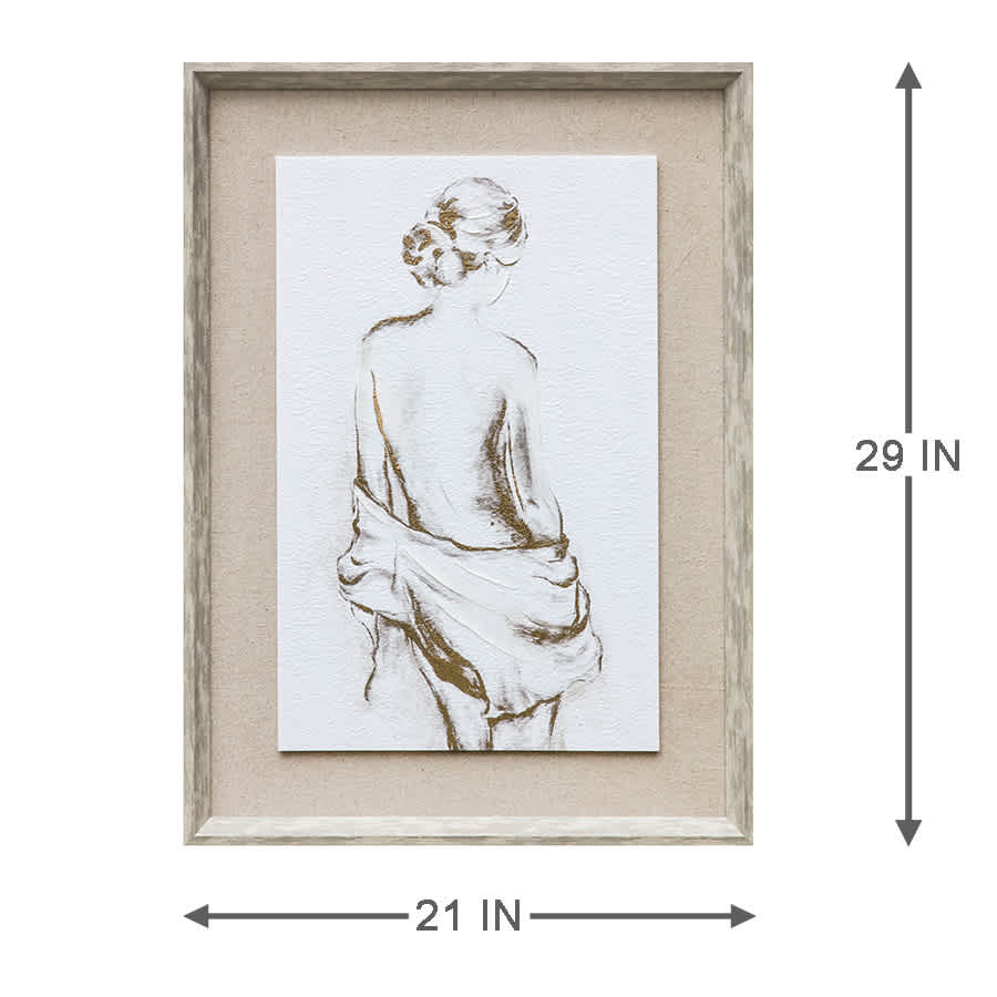 Our Female Figure Canvas Art, 21x29