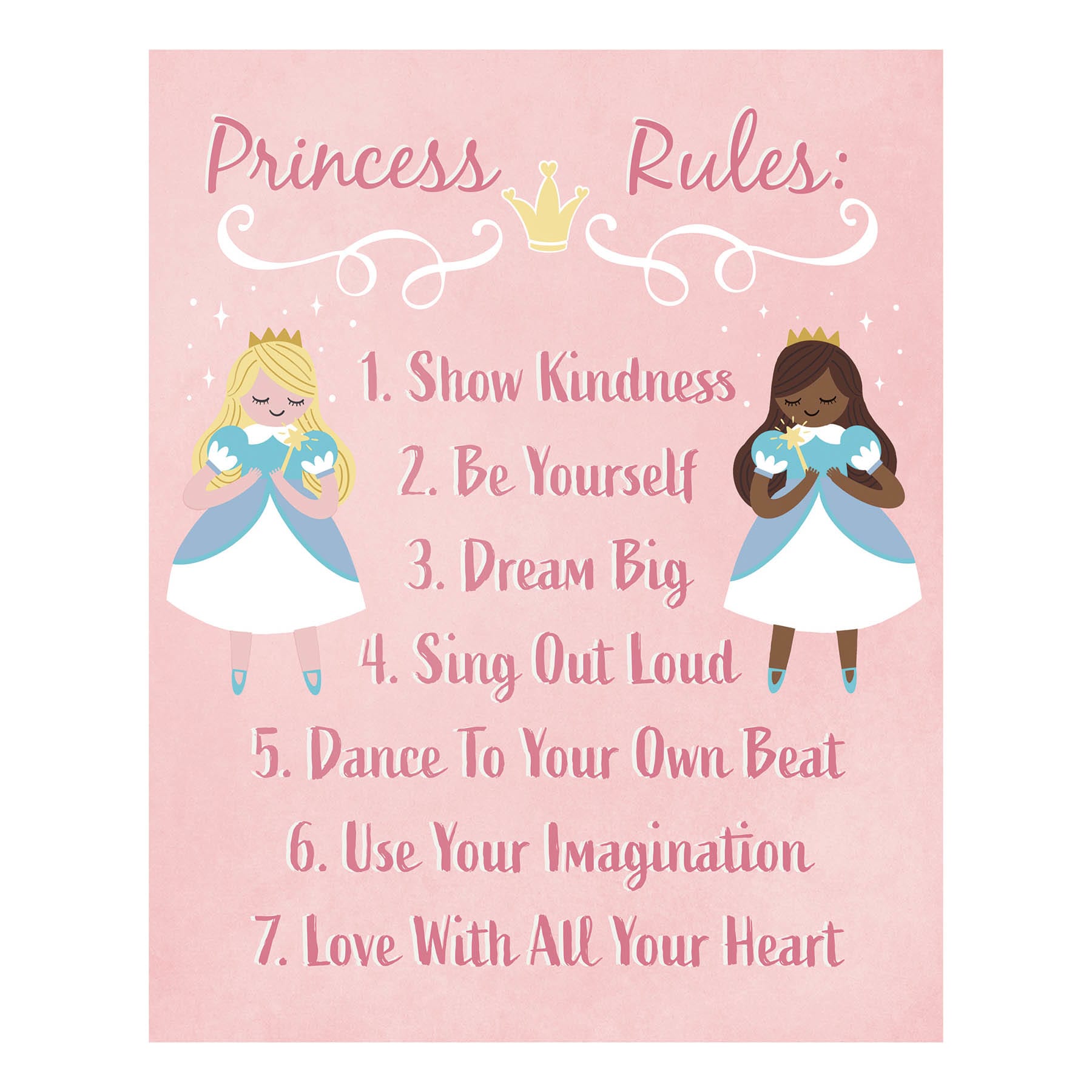 Tiny Dreamers Princess Canvas Wall Art, 16x20