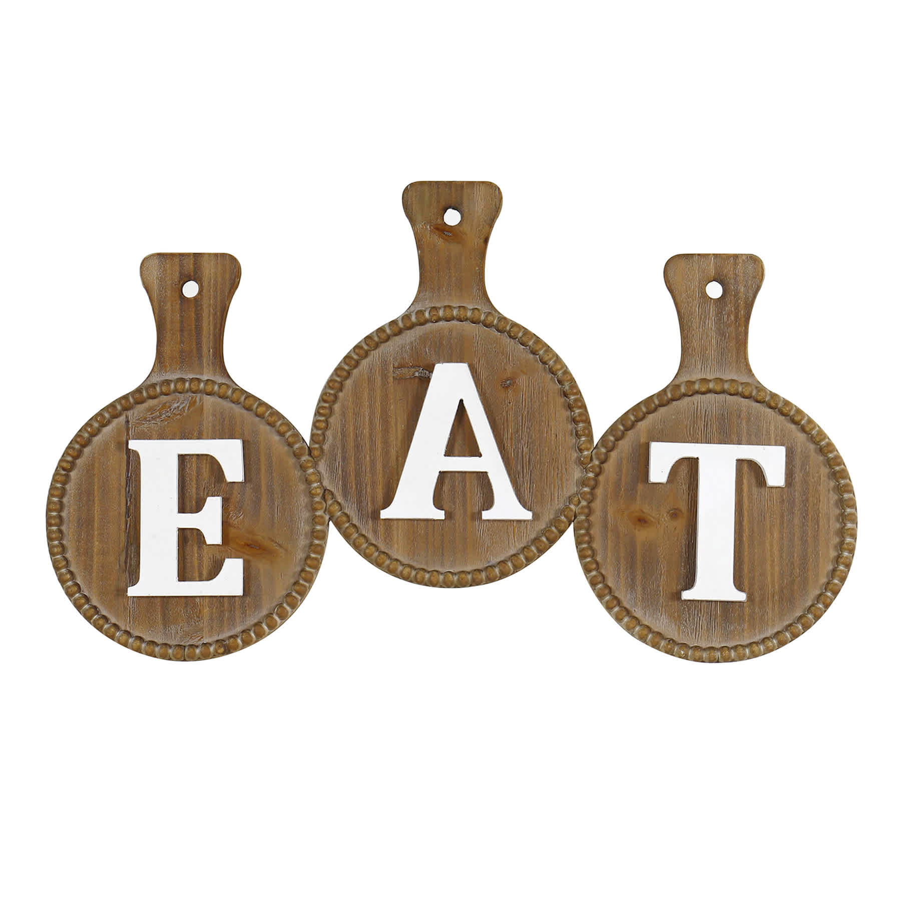 Eat Faux Wooden Wall Decor, 22x13
