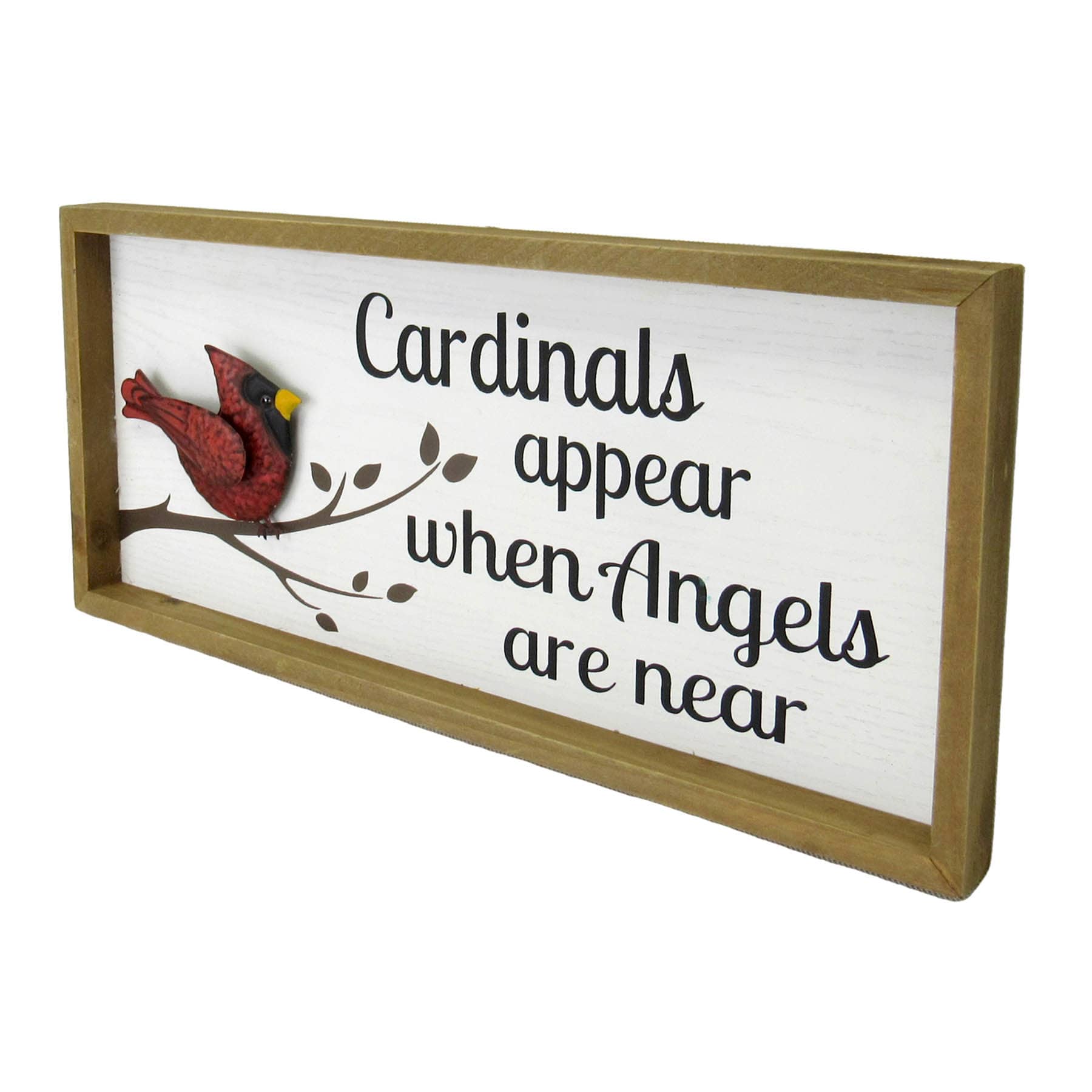 Wood & Metal Cardinal Outdoor Wall Decor, 18x8