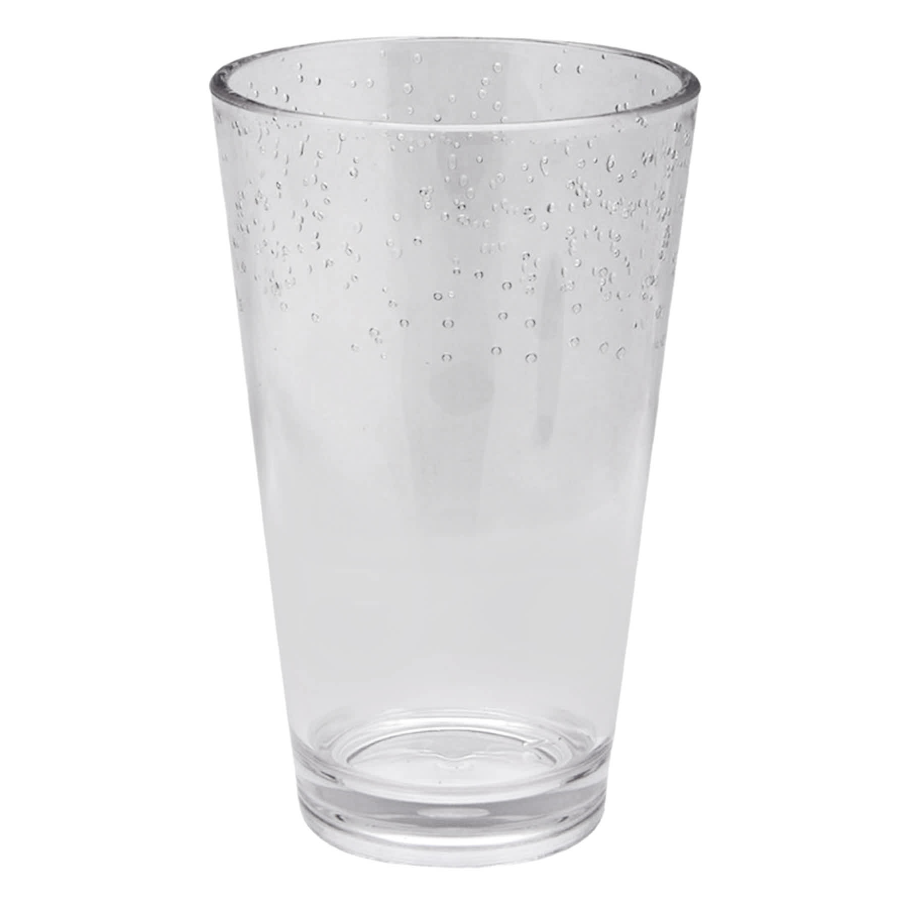 Clear Bubble Acrylic Highball Glass