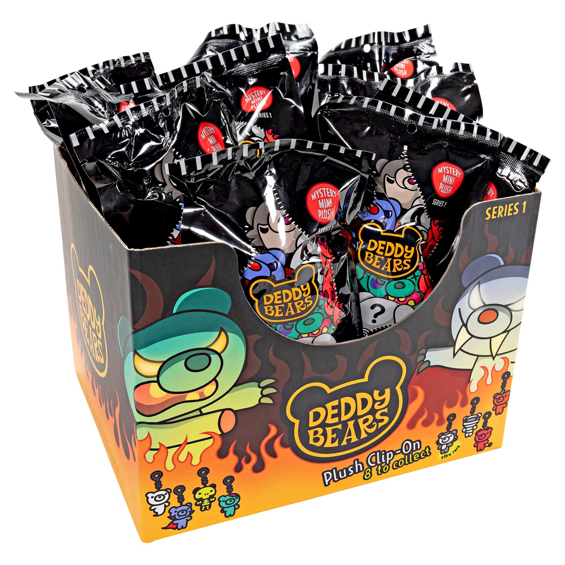 Deddy Bears 4.5 Inch Clip On Plush Blind Bags