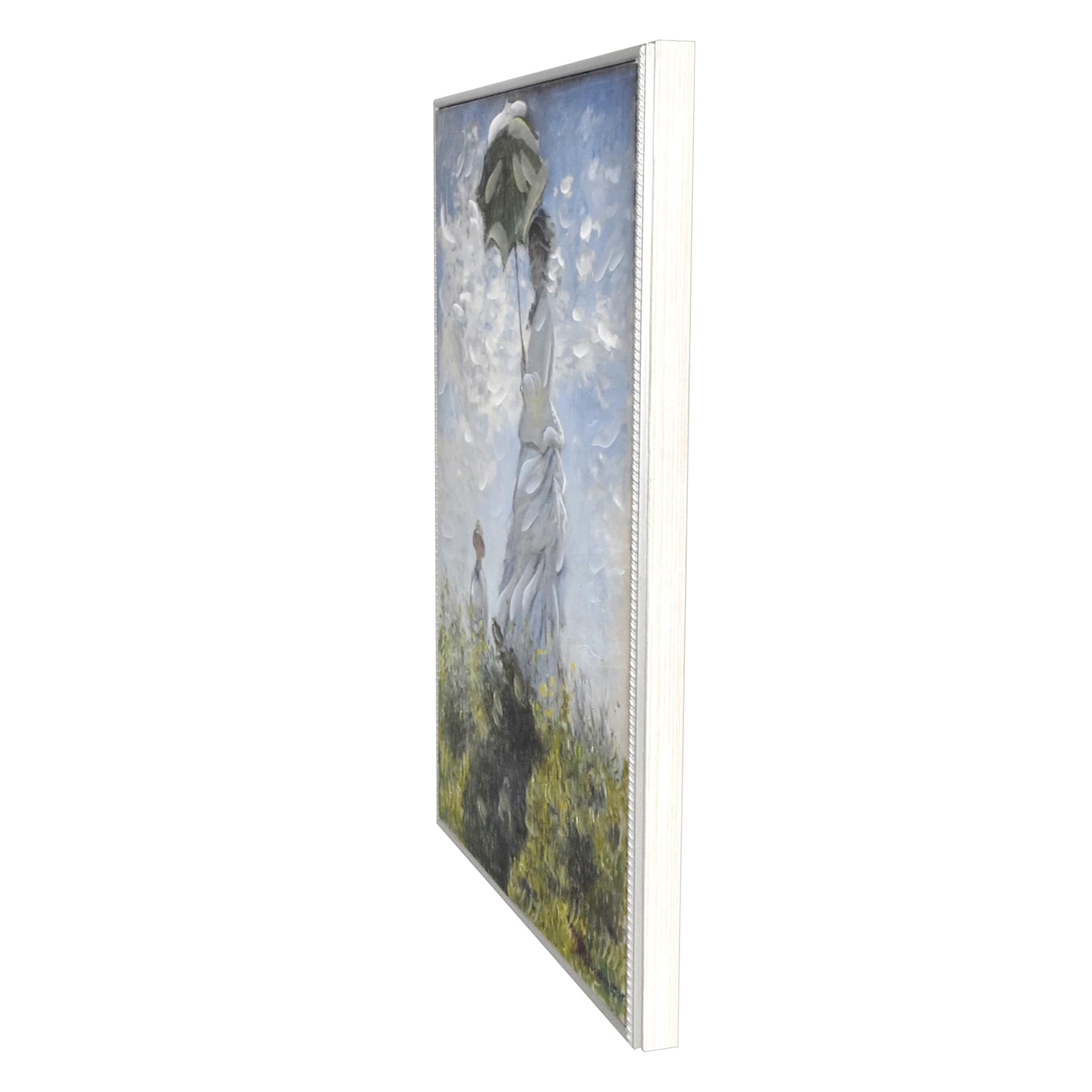 Framed Woman with a Parasol Canvas Wall Art, 19x25