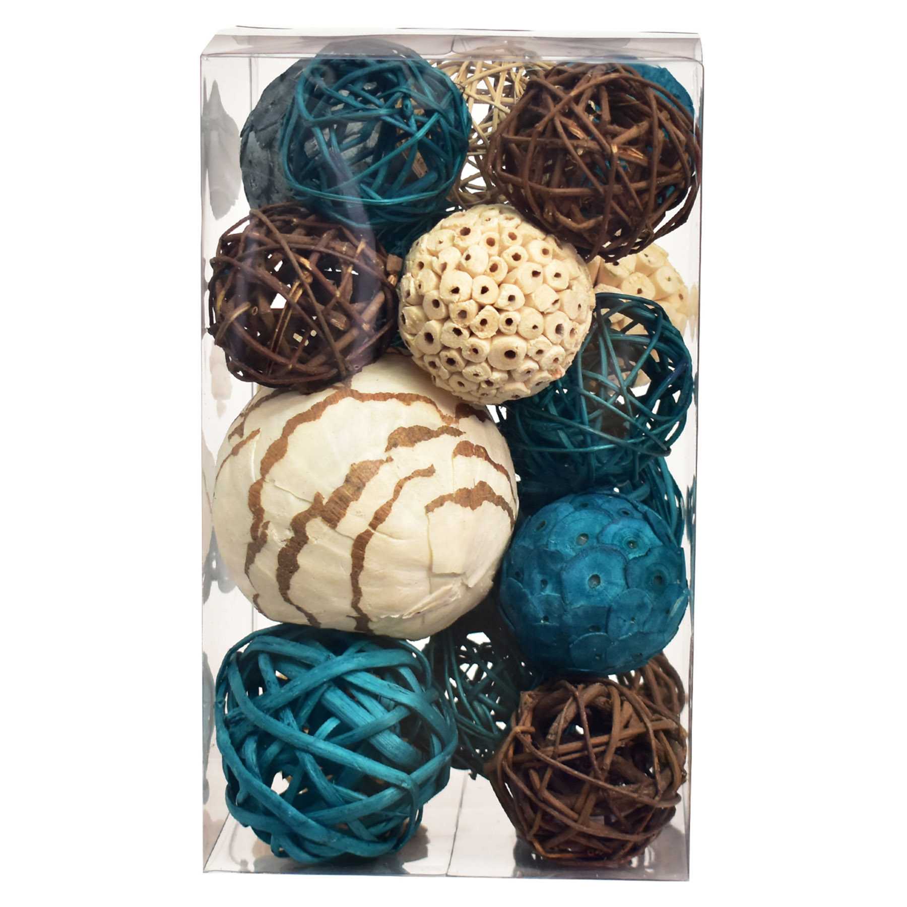 15-Piece Peacock Natural Orb Mix