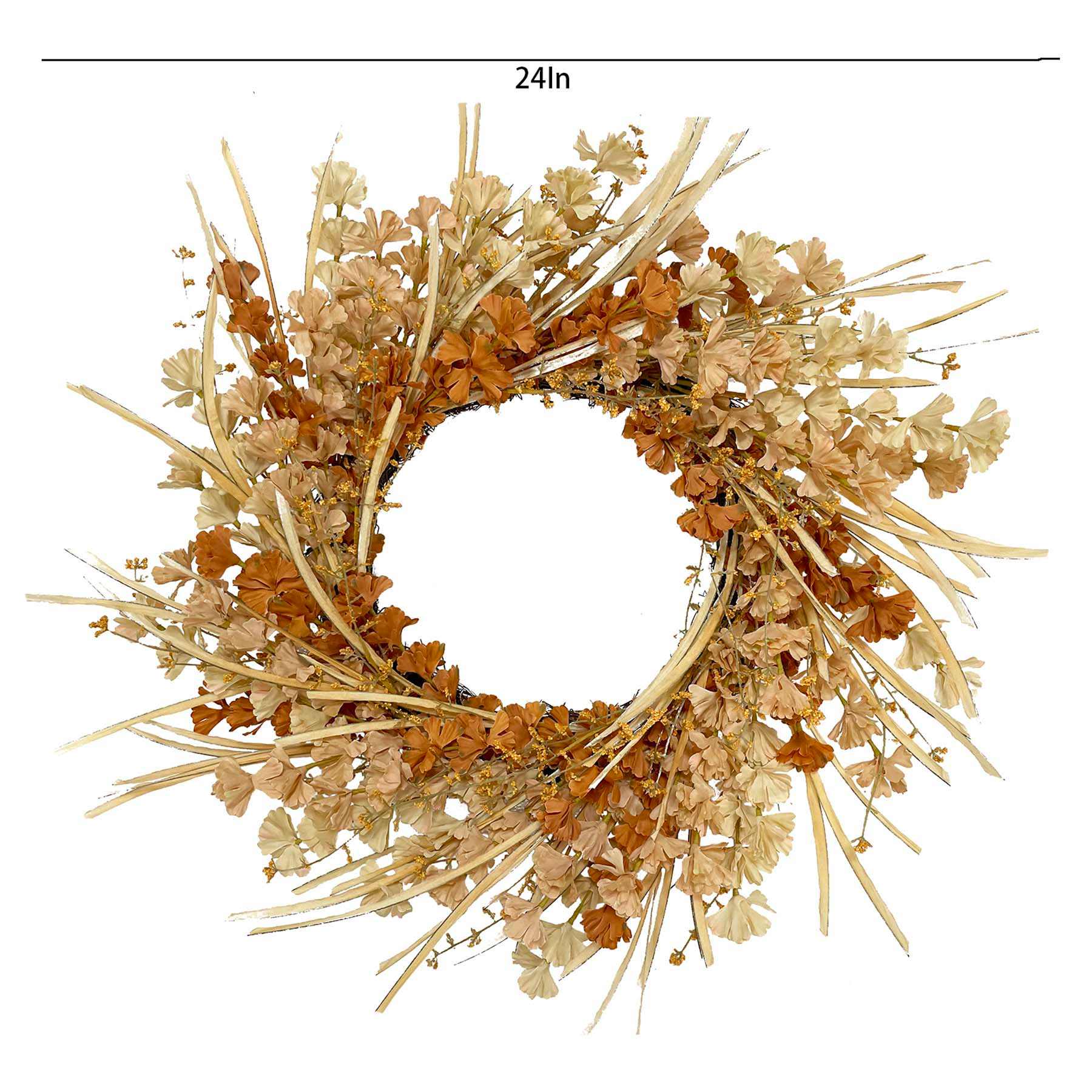 Brown Cluster Wreath, 24"