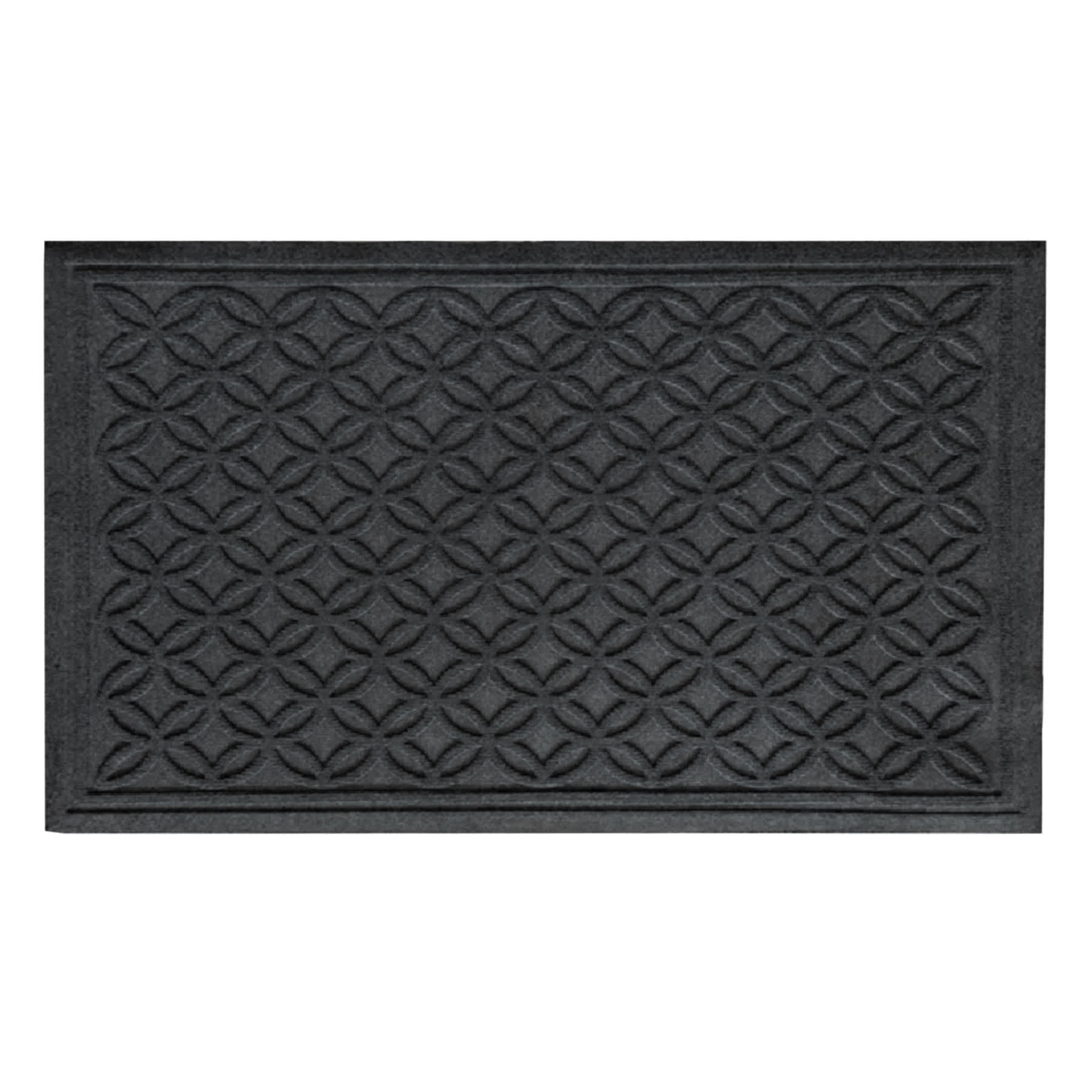Bluestone Textured Rubber Doormat, 18x30