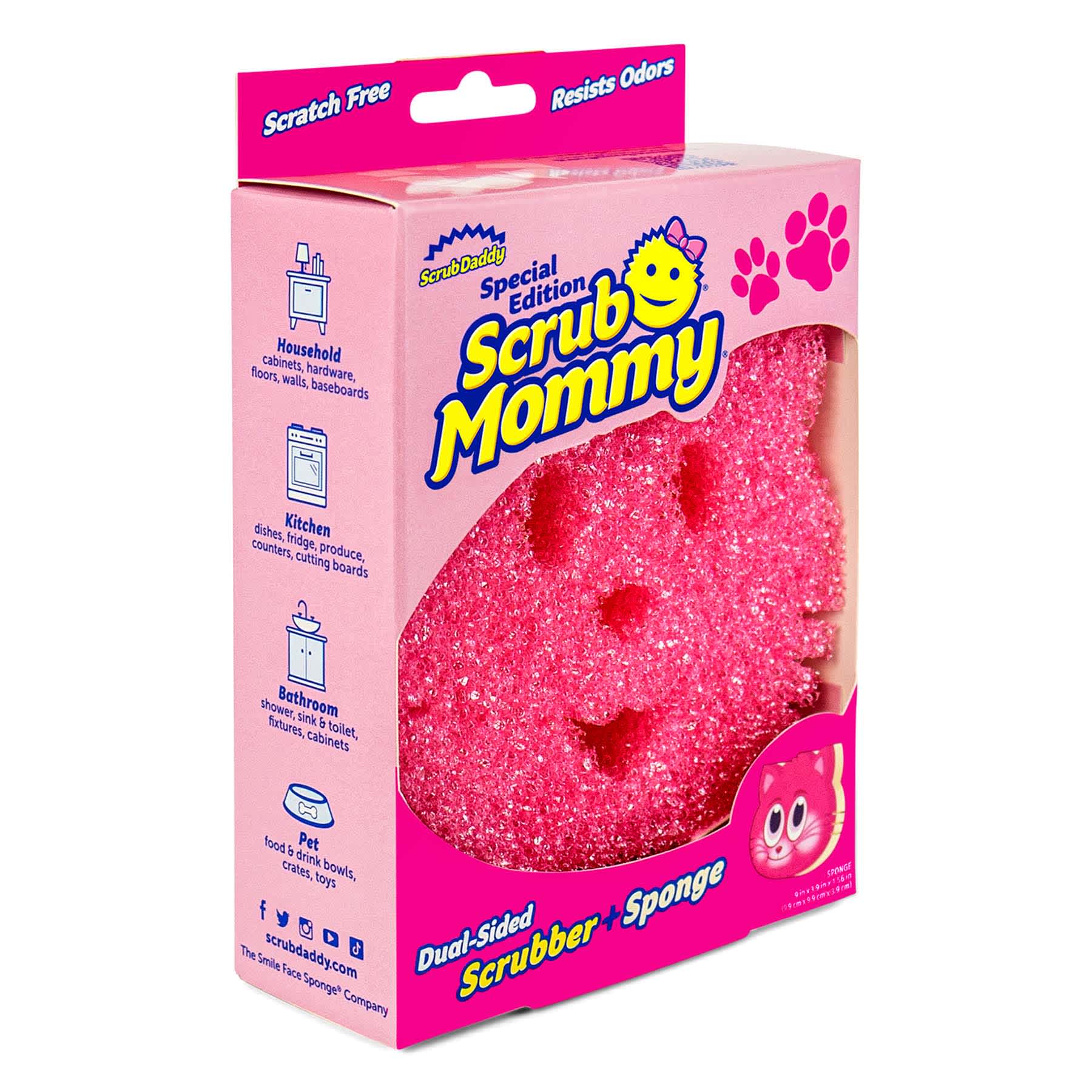 Scrub Mommy Se Pets Pink Cat Box
