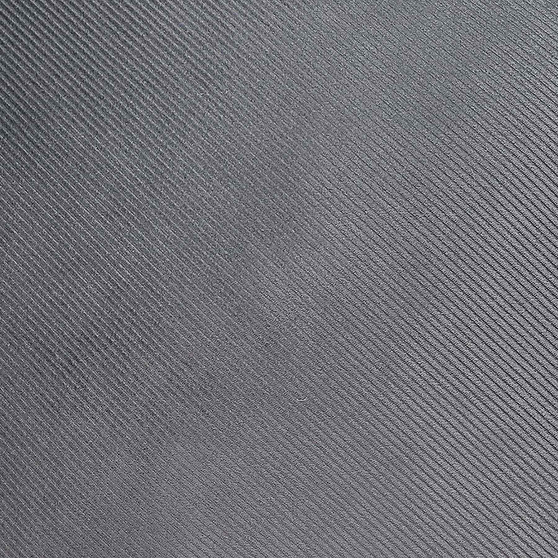 Charcoal Grey Diagonal Striped Throw Pillow, 24"