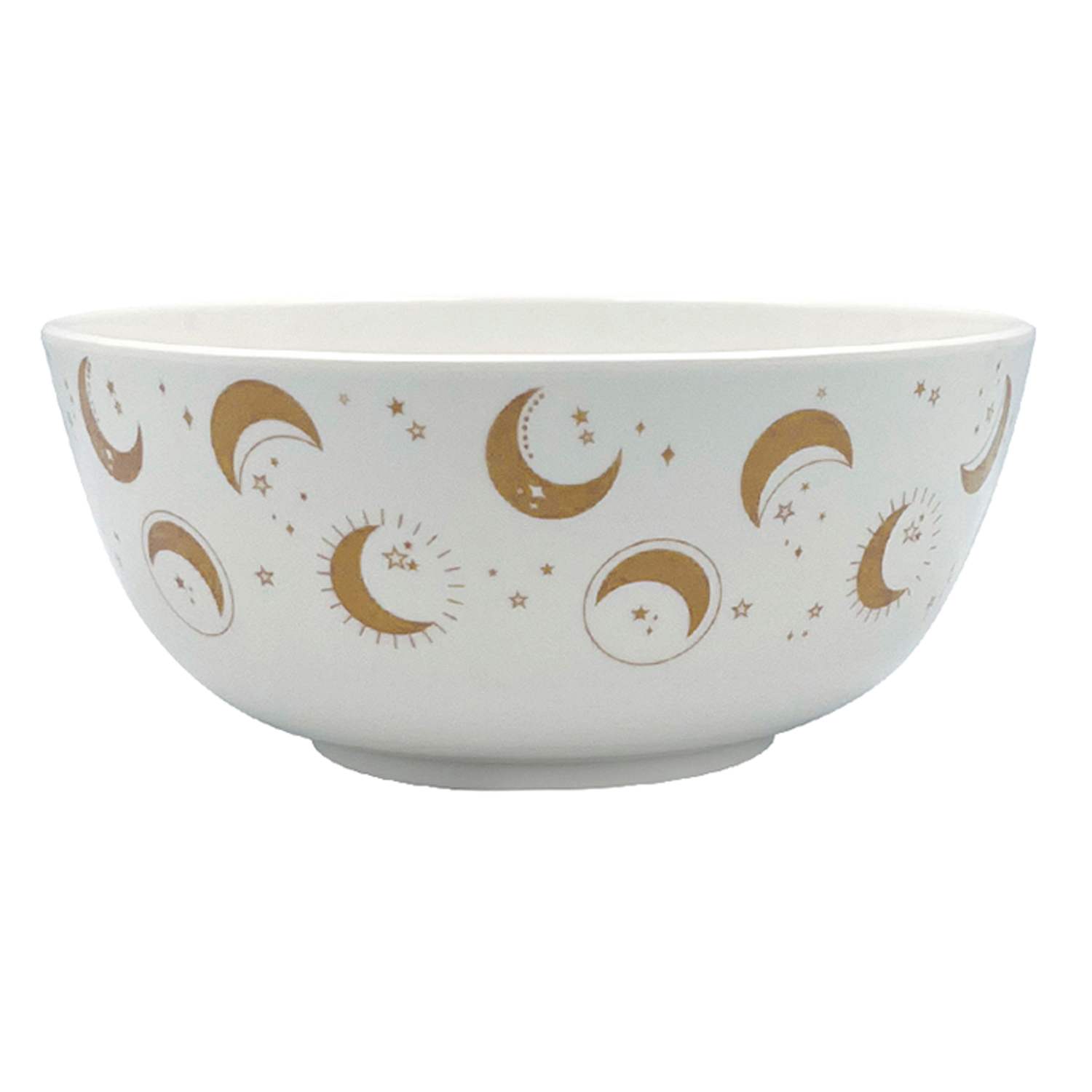 Set of 4 Celestial Multicolor Melamine Bowls, 6"