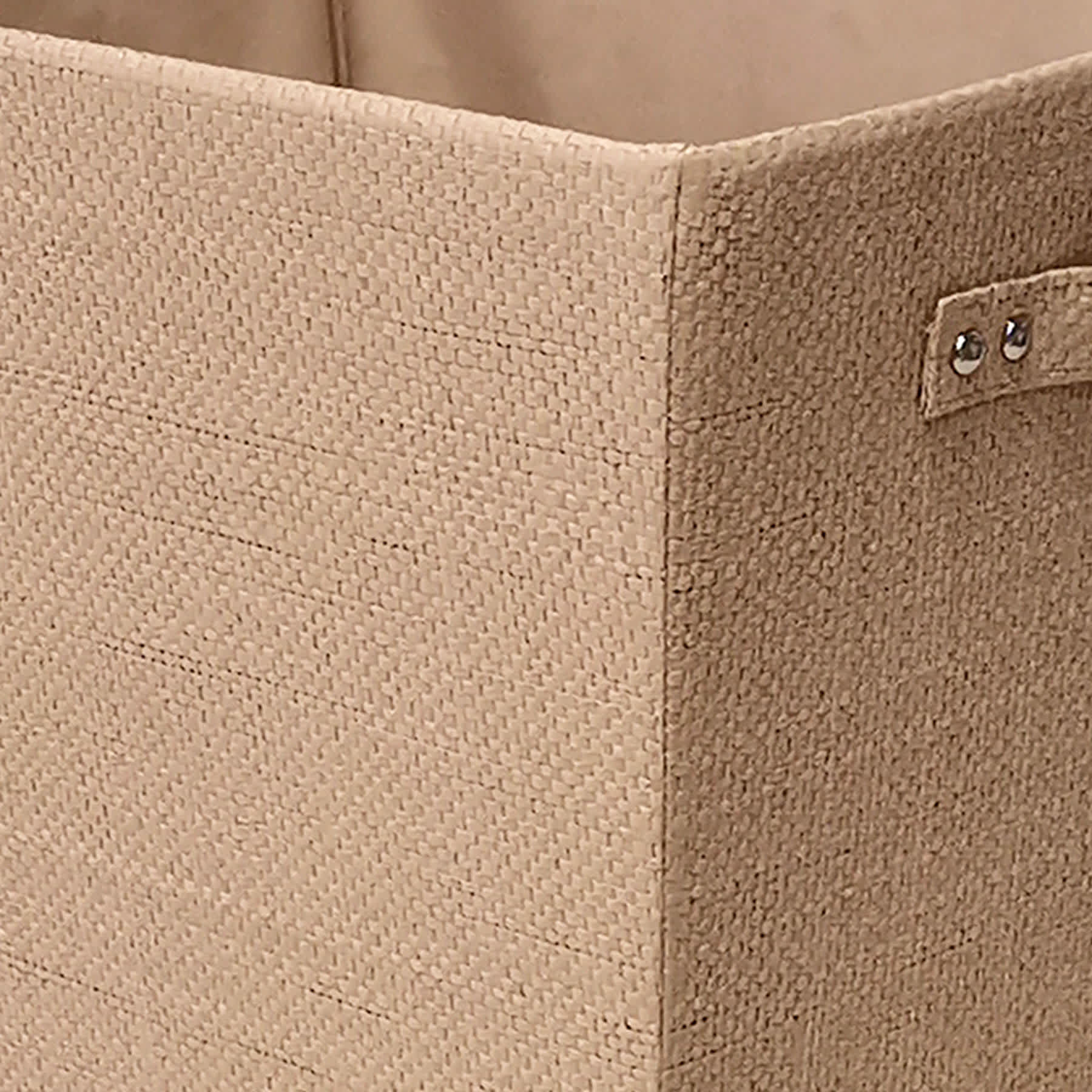 Natural Fabric Tapered Laundry Hamper