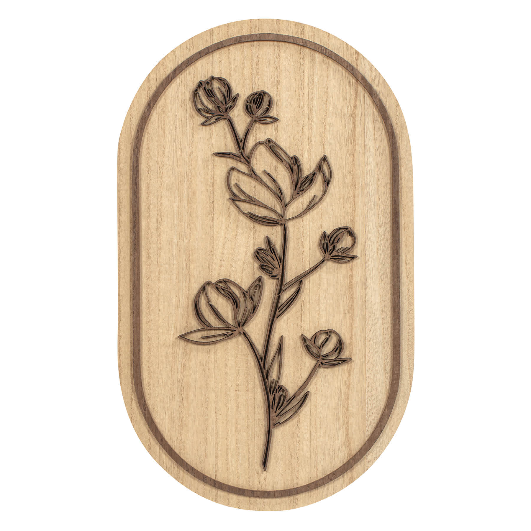 Natural Flower Wall Art, 12x20