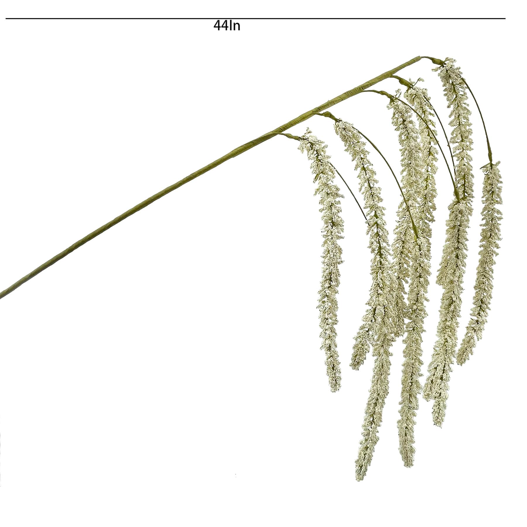 Cream Heather Hanging Stem, 44"