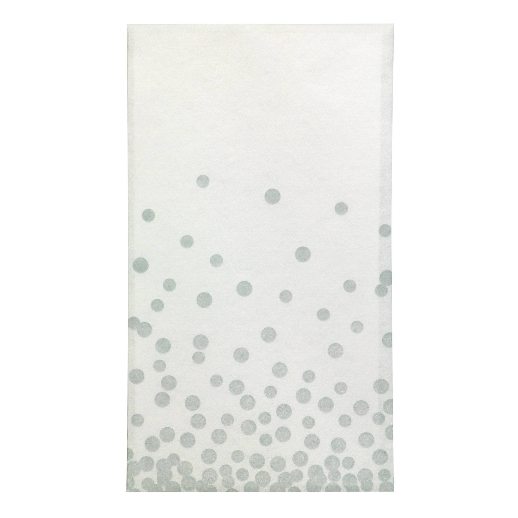 Lillian Table Settings 18-Count White & Silver Confetti Cloth-Like Napkins