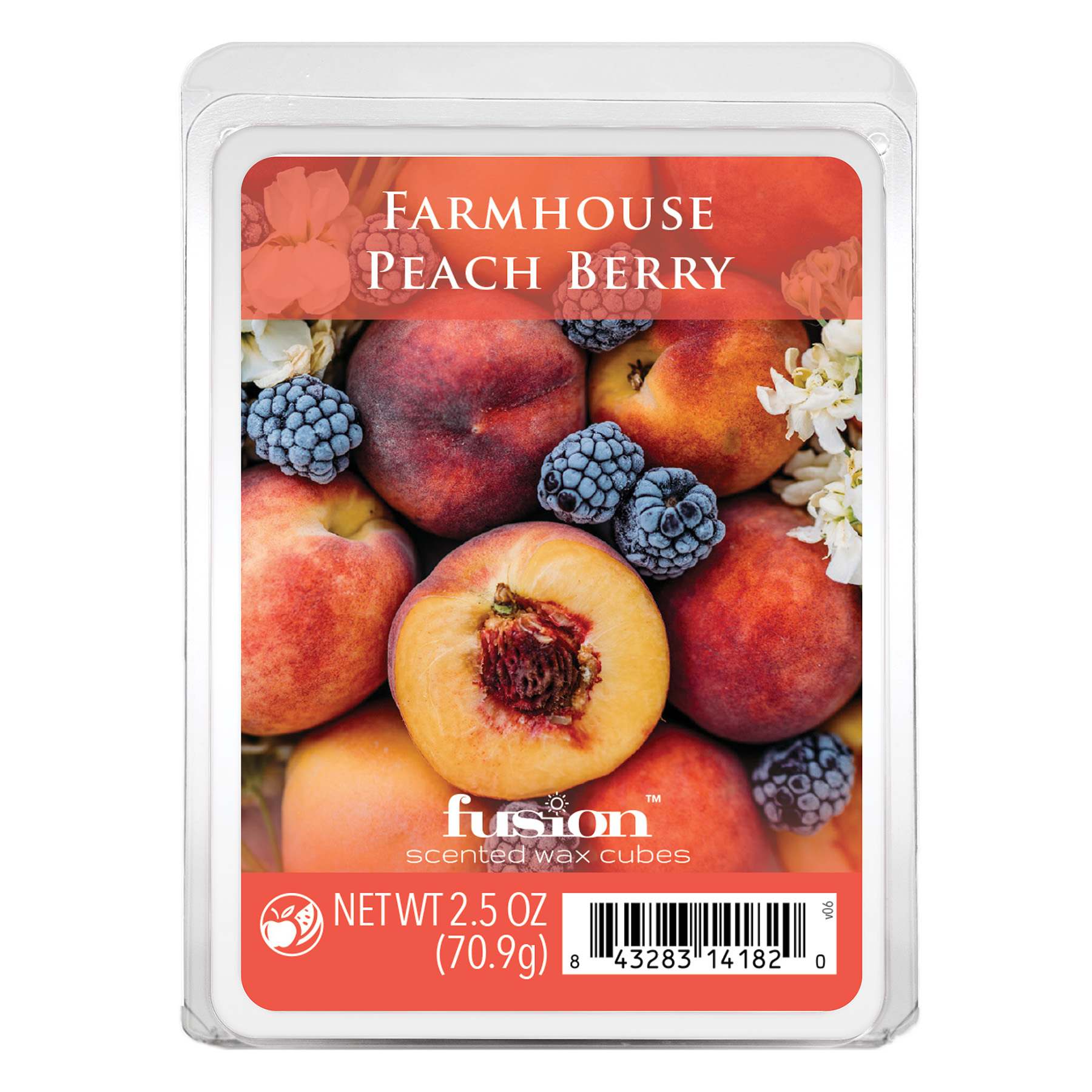 Farmhouse Peach Berry Scented Wax Melts, 2.5oz