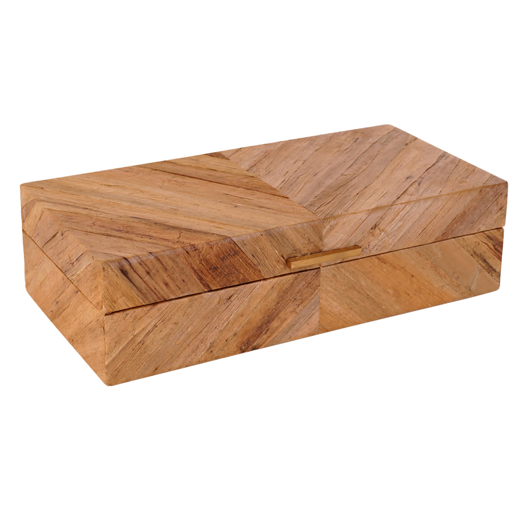 Small Water Hyacinth Skin Decorative Box, 11x5.5