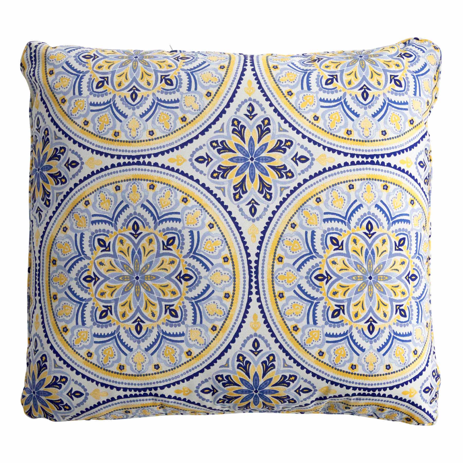 Castille Multicolor Outdoor Corded Back Cushion