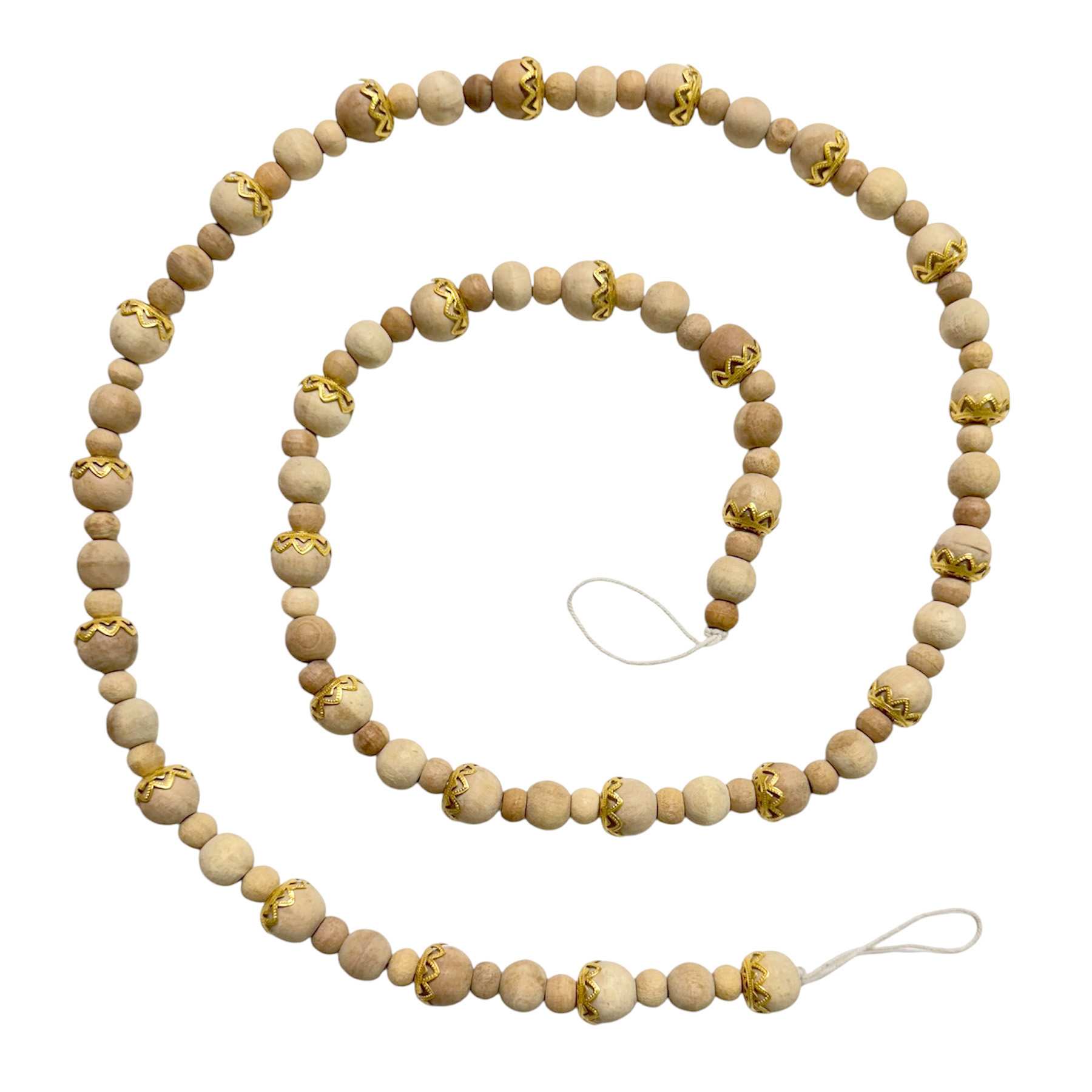 Wooden Acorn Garland, 72"
